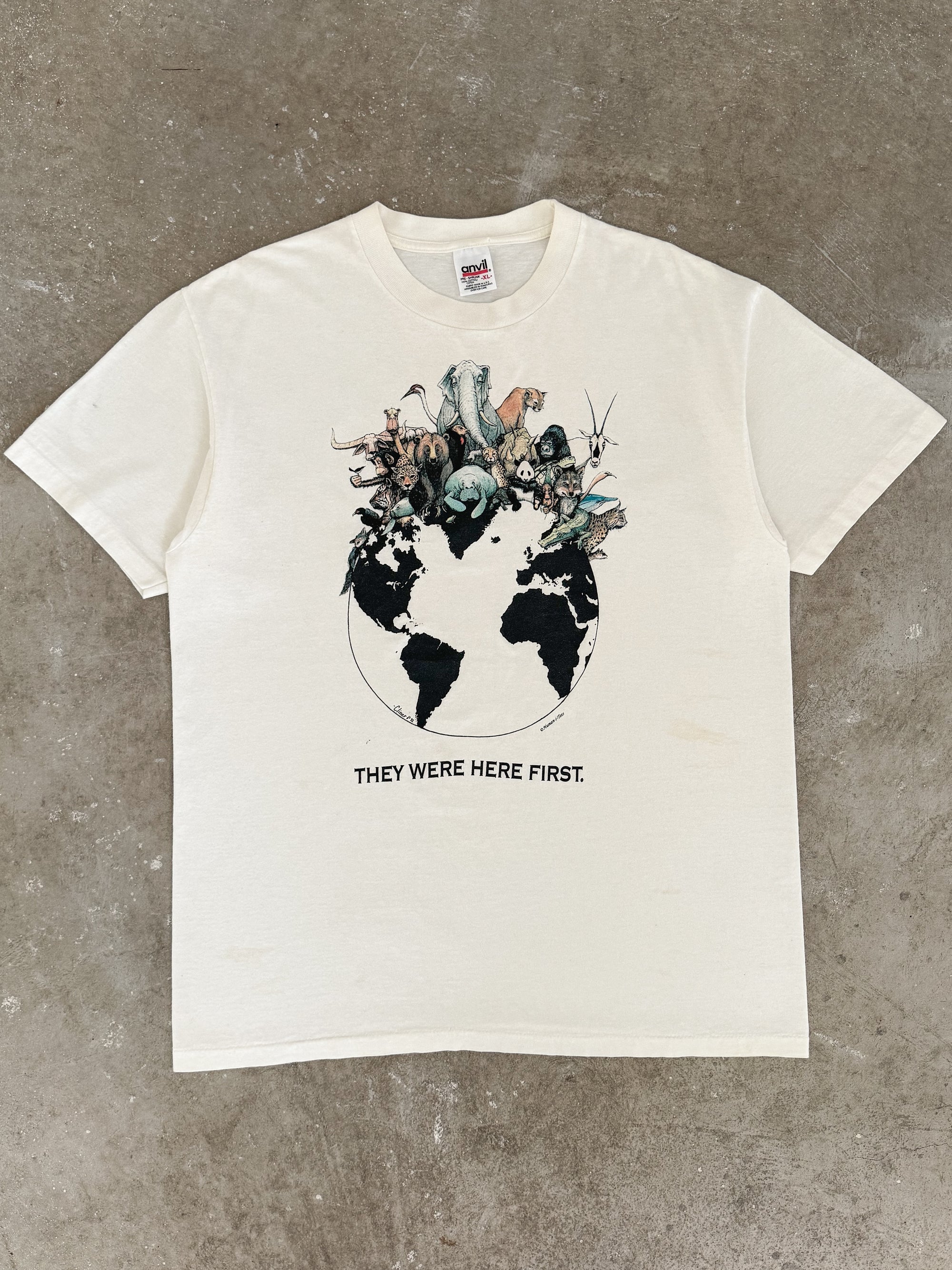 1990s "They Were Here First" Tee (L)