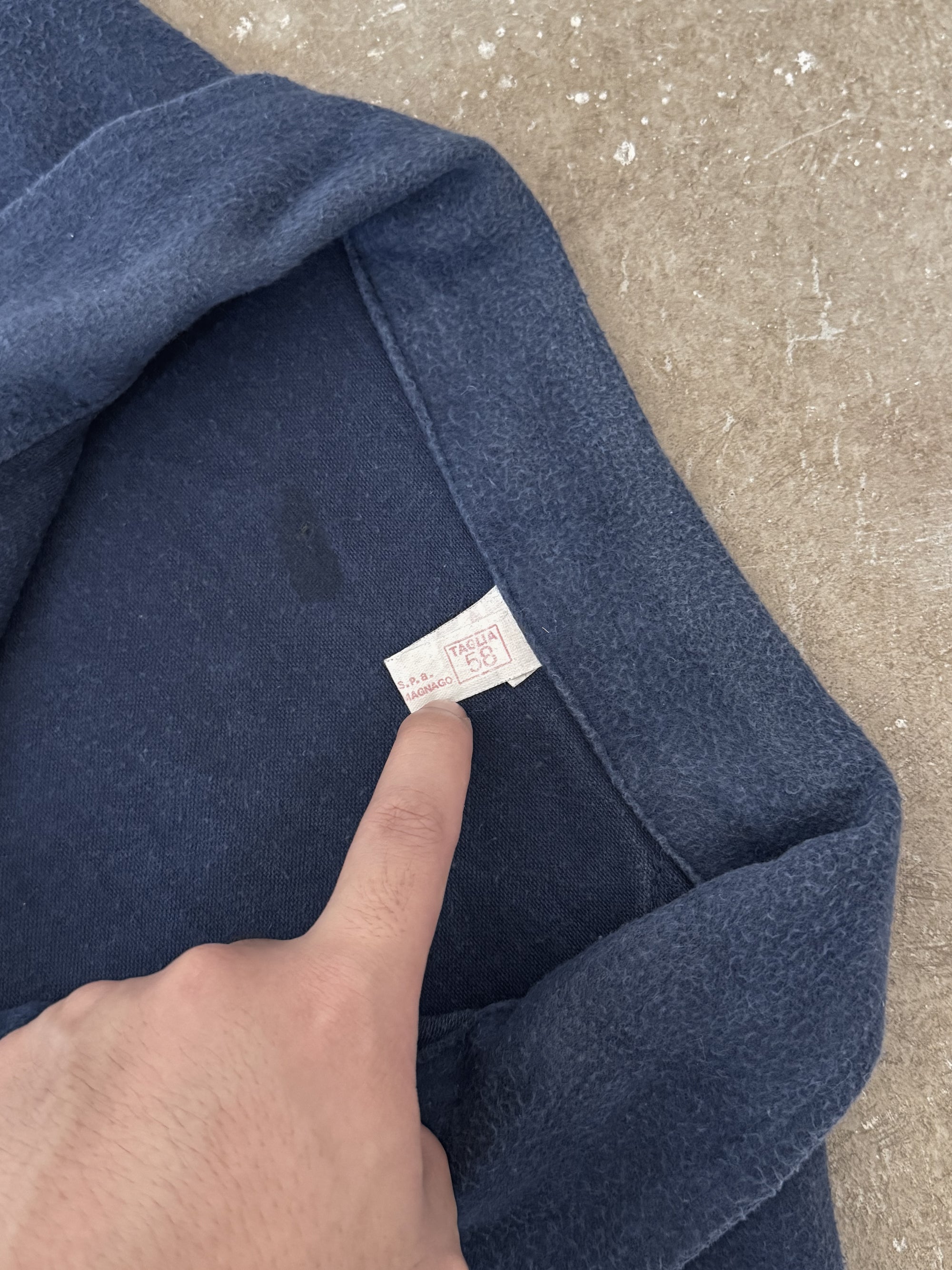 1970s/80s Blue Italian Work Jacket (XL)