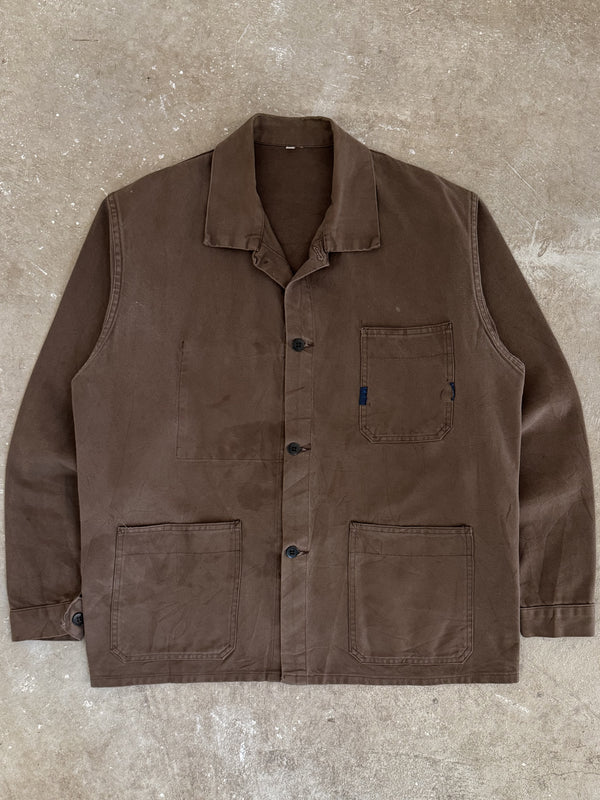 1970s/80s Brown French Chore Jacket (L)
