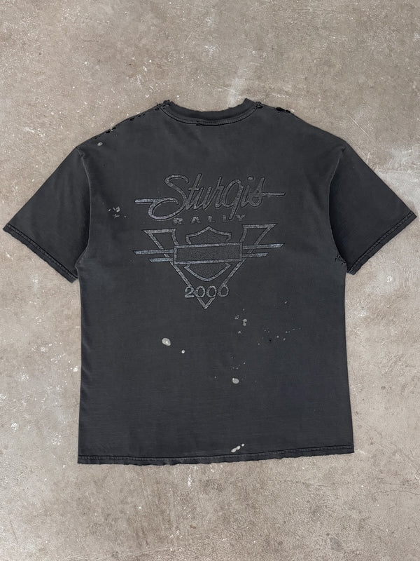 2000 "Sturgis" Distressed Faded Tee (XL)