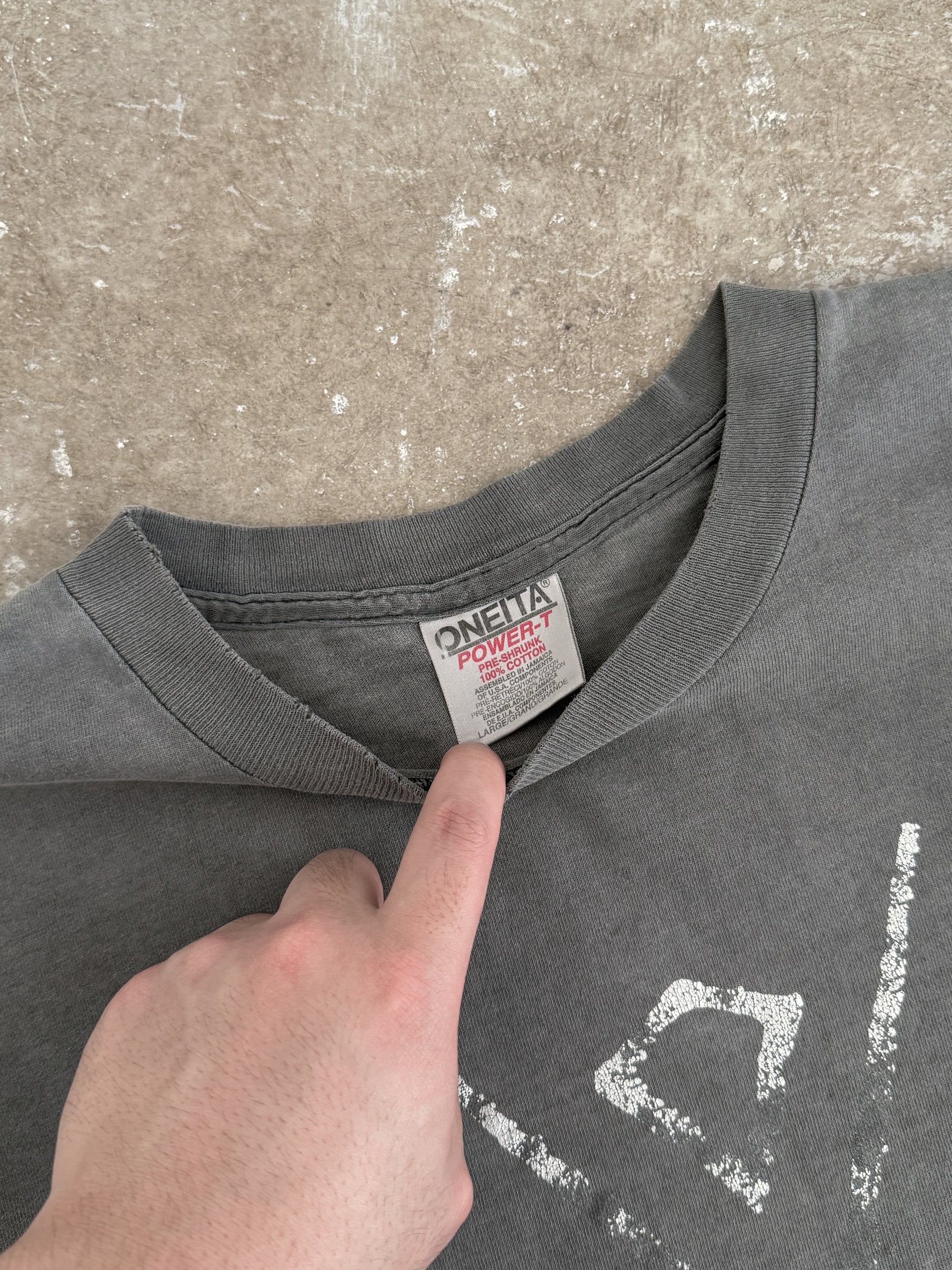 1990s "Burning Man" Faded Tee (L)