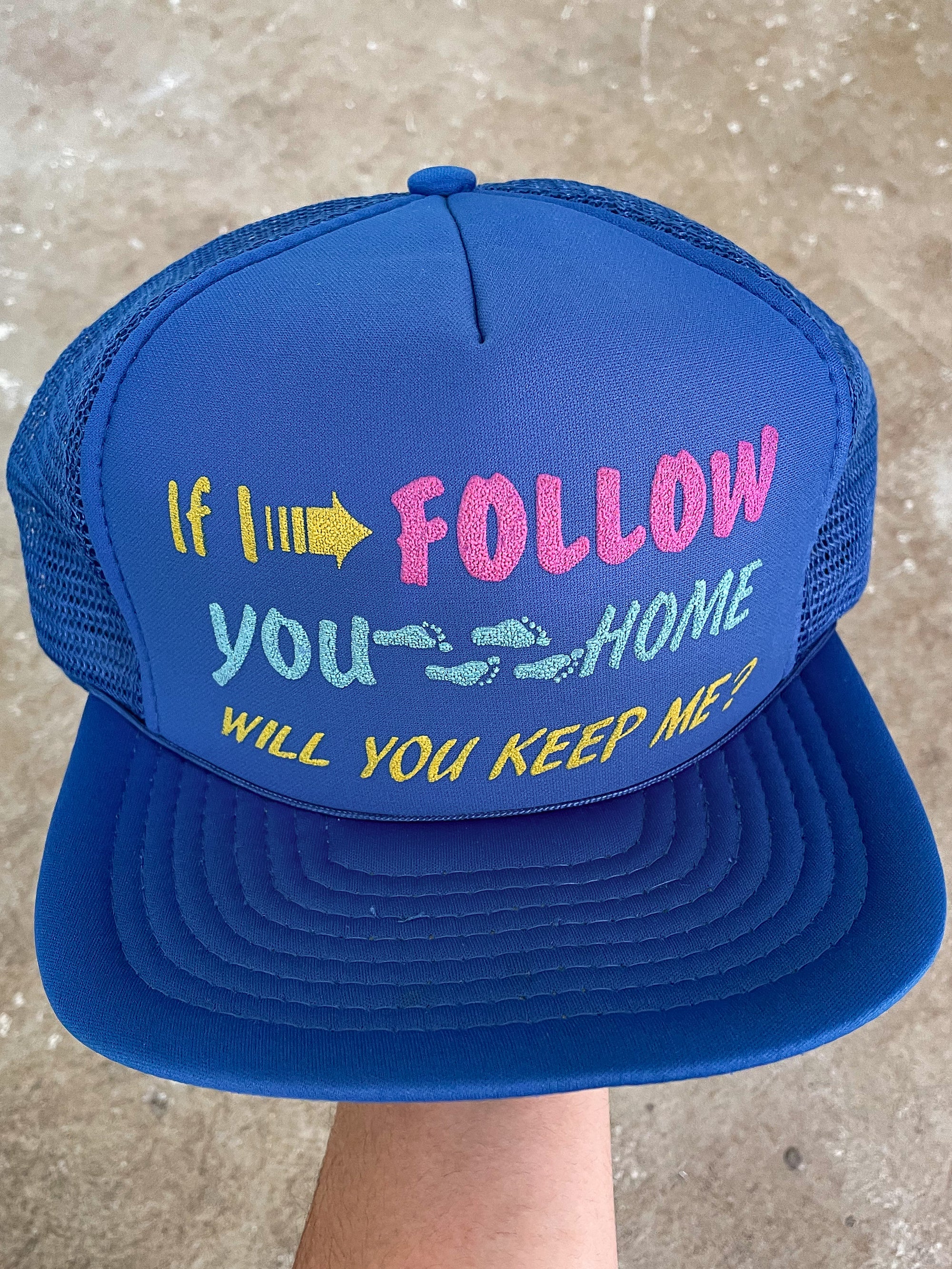 1980s “Will You Keep Me?” Trucker Hat