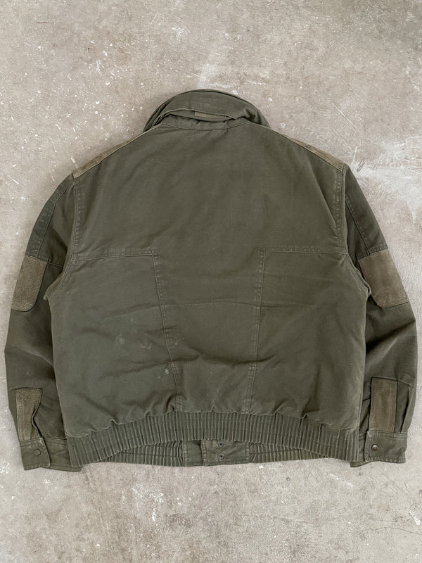 2000 Faded Green Paneled Insulated Cargo Jacket (M)