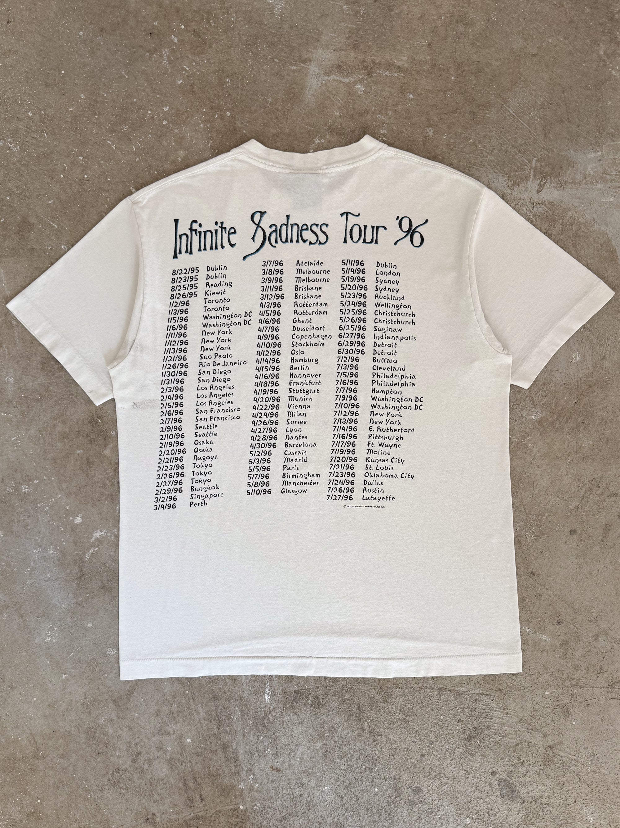 1996 The Smashing Pumpkins "Infinite Sadness Tour" Tee (L)