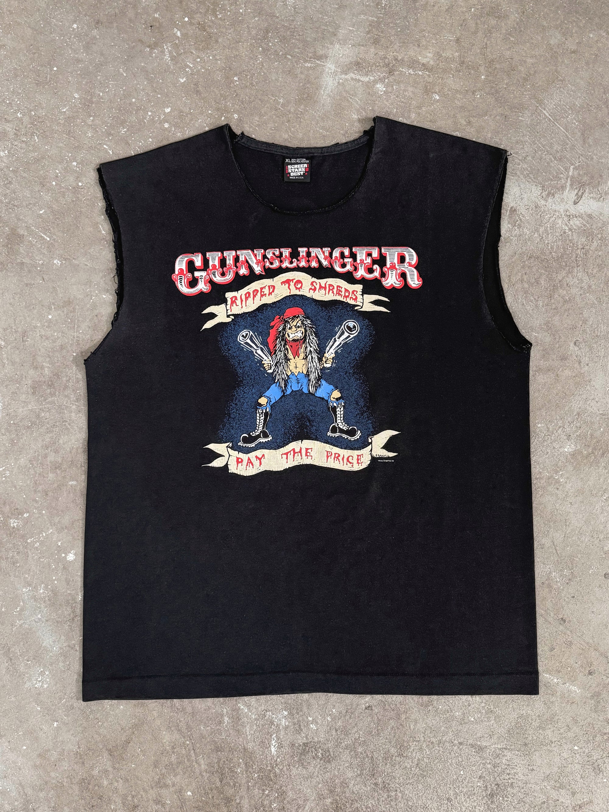 1990s "Gunslinger" Cut-Off Tee (L)