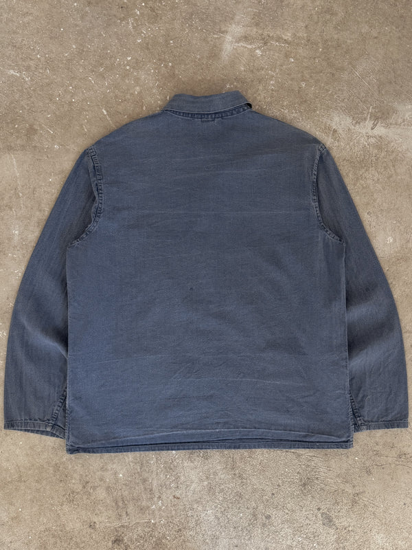 1980s Blue HBT French Chore Jacket (L)