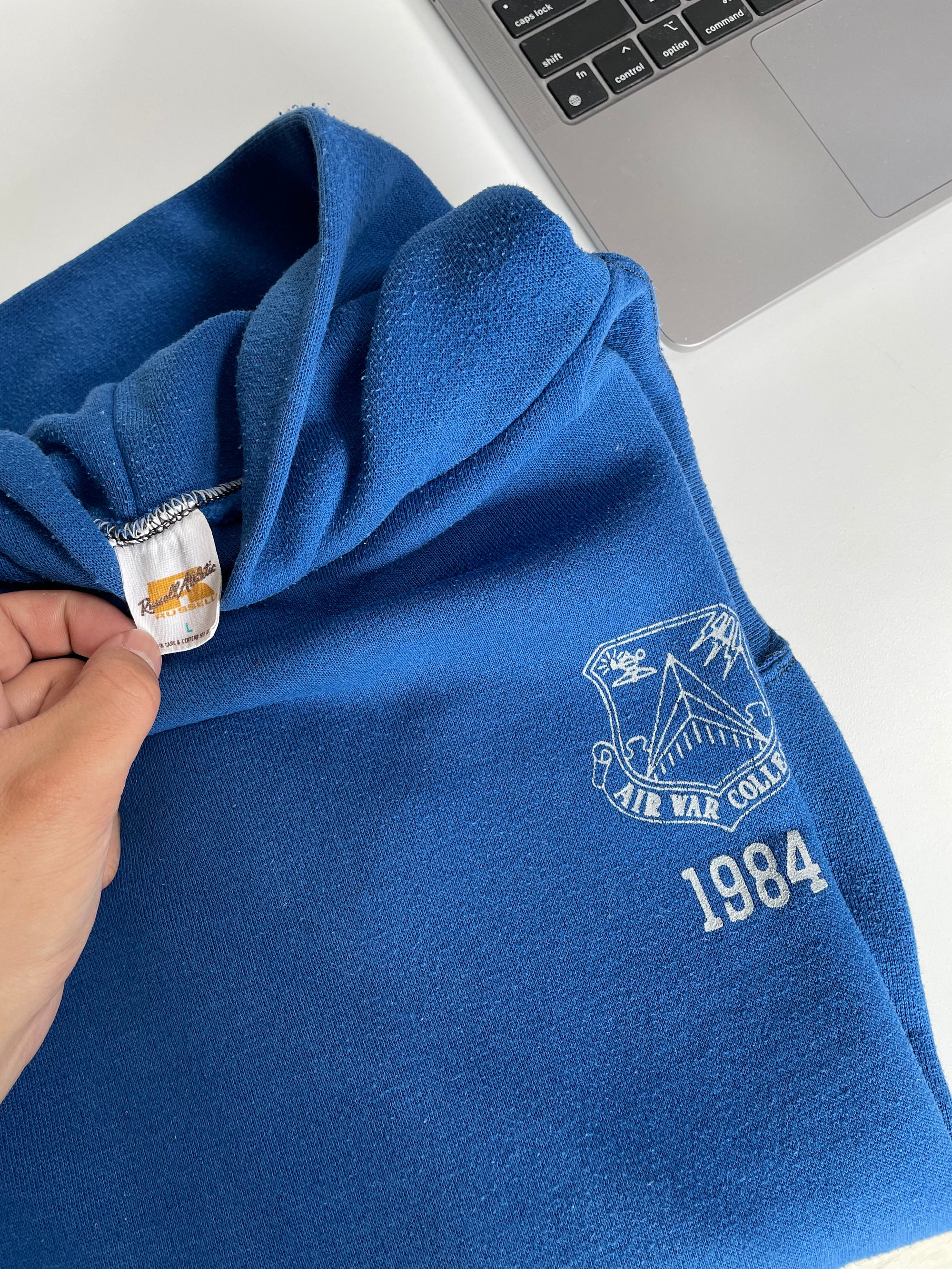 1970s/80s Russell “Air War College” Hoodie (M/L)