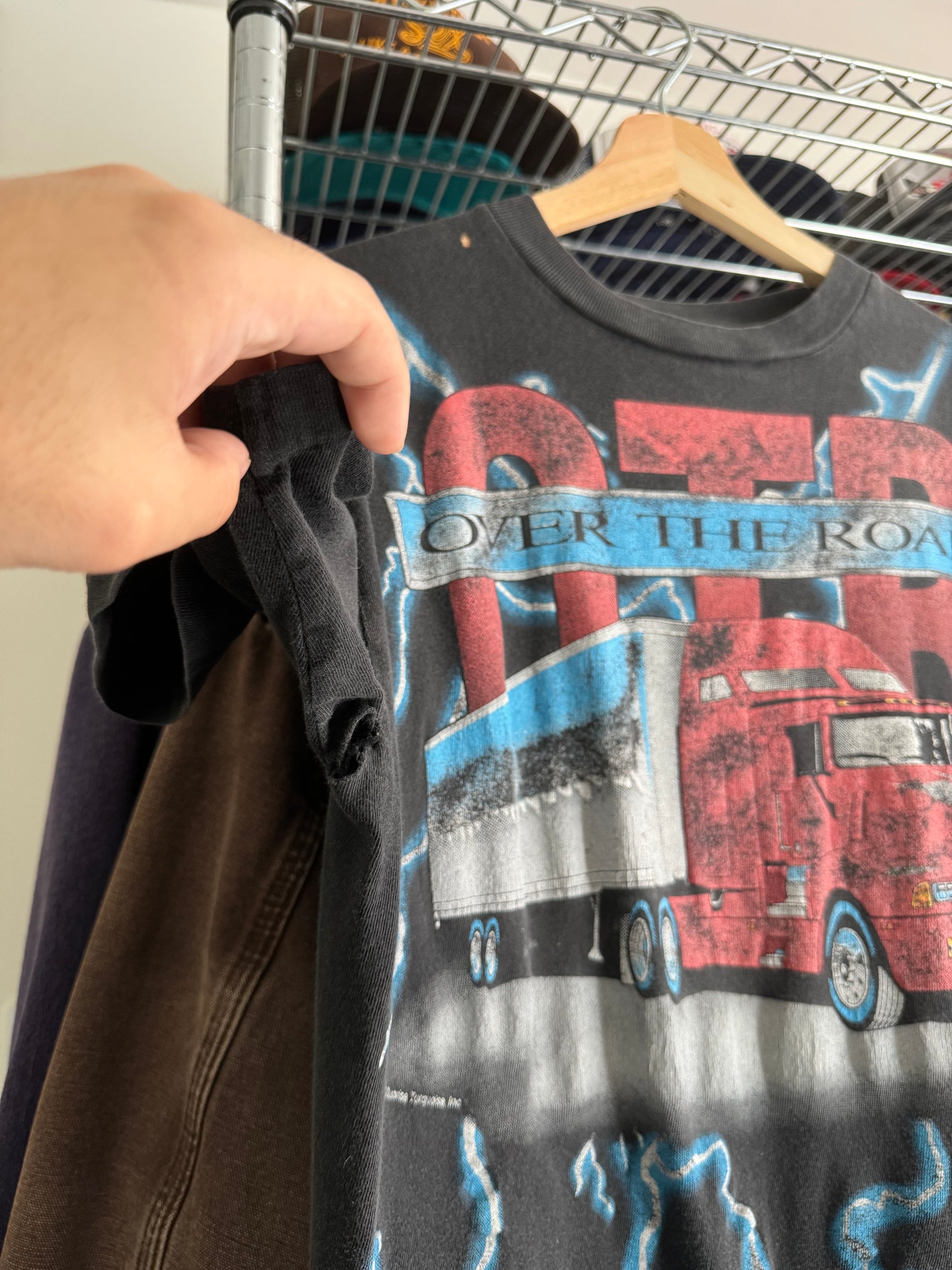 1990s "Over The Road" American Thunder Tee (M)