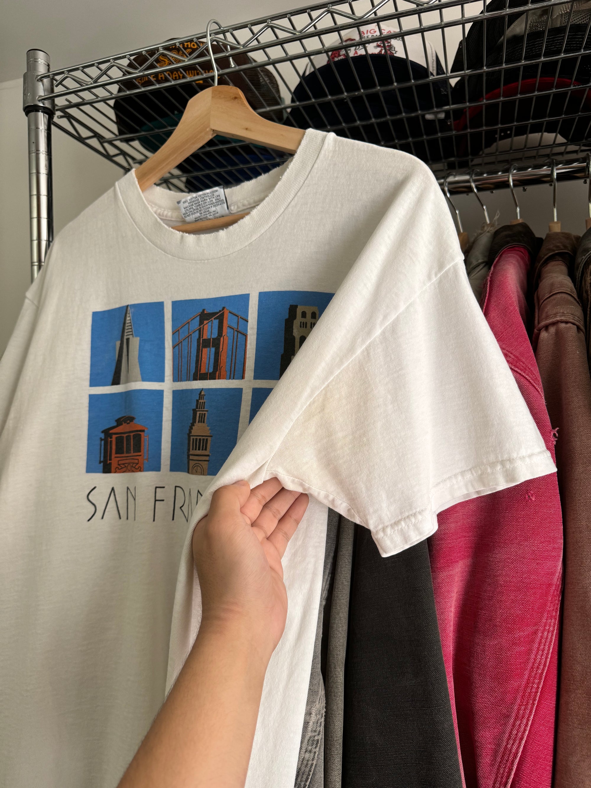 1990s "San Francisco" Distressed Tee (L)