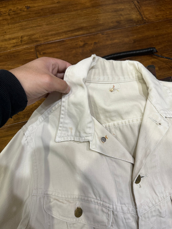 1960s Lee 100-J Off White Westerner Jacket (M)