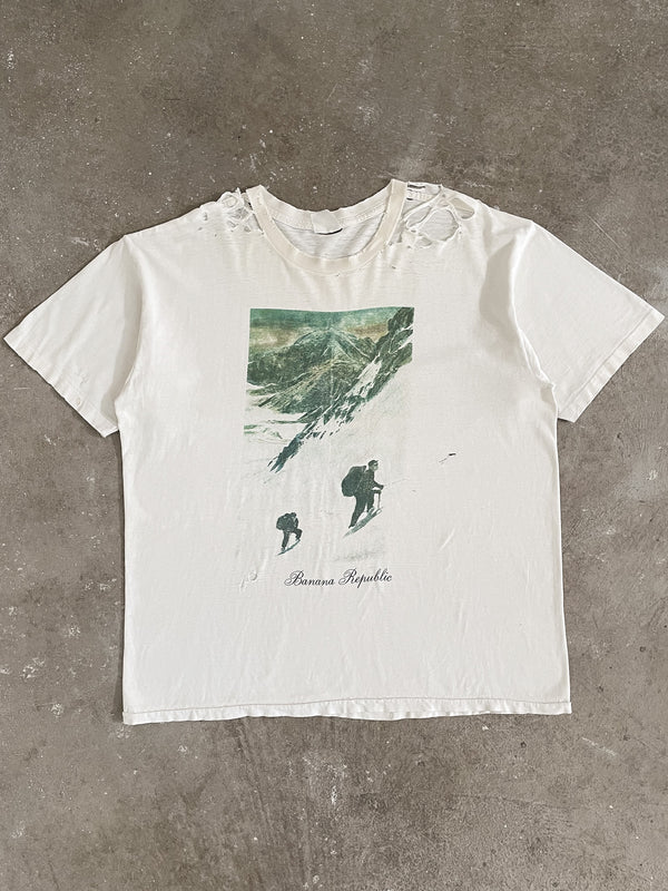 1990s “Banana Republic” Thrashed Tee (XL)