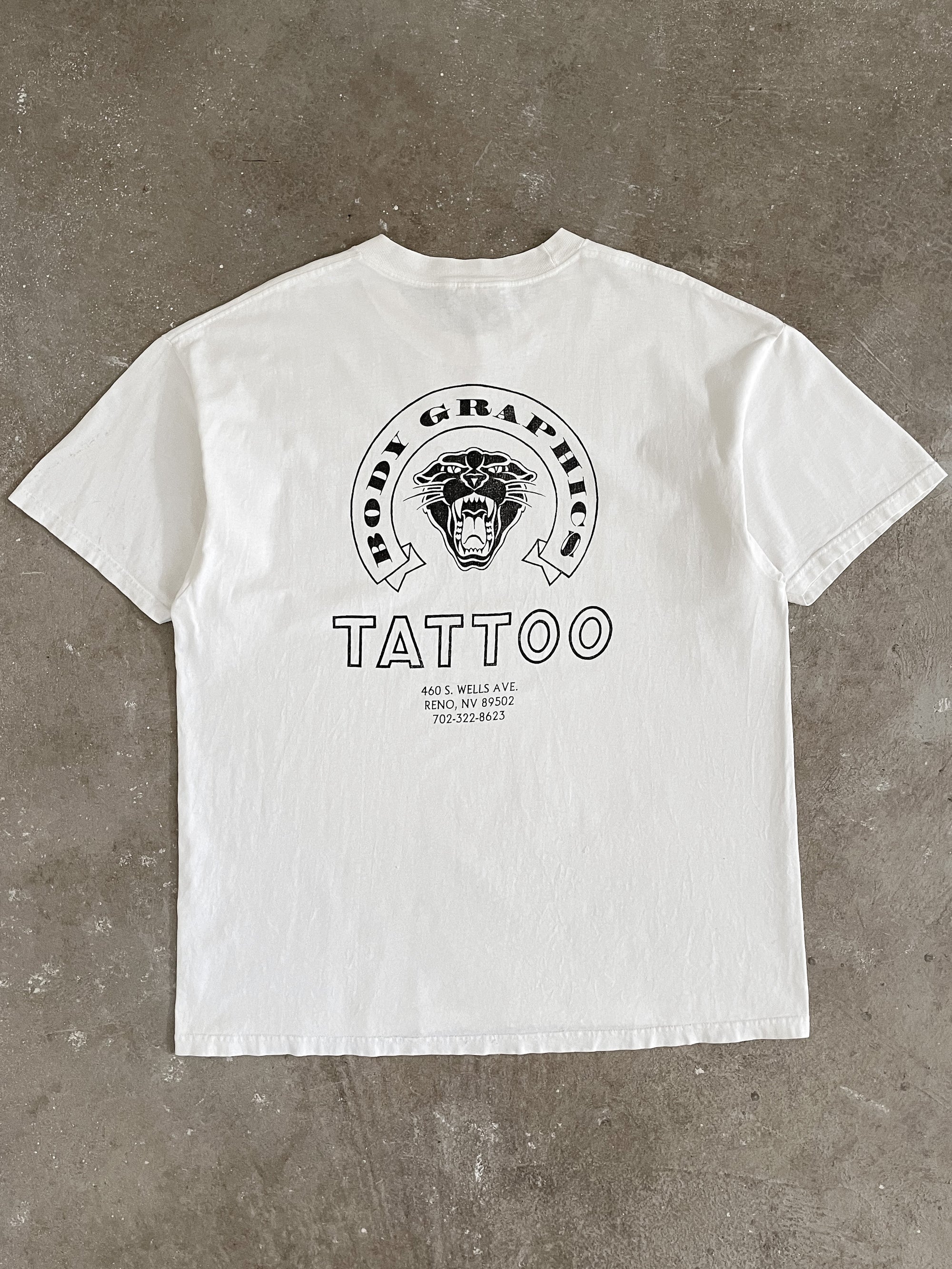 1990s “Body Graphics Tattoo” Tee (XL)