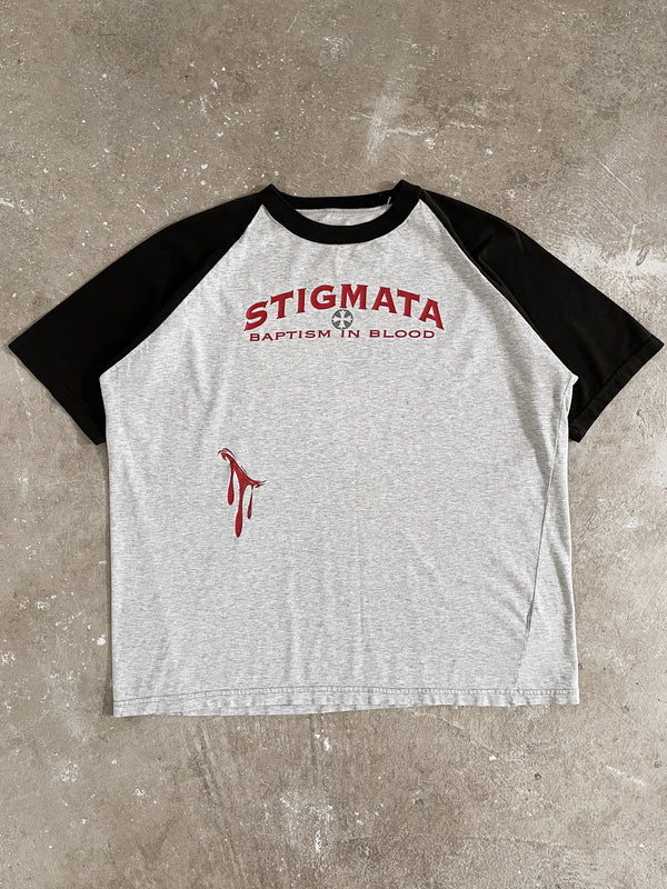 “Illuminata Stigmata Tattoo” Raglan Tee (L)