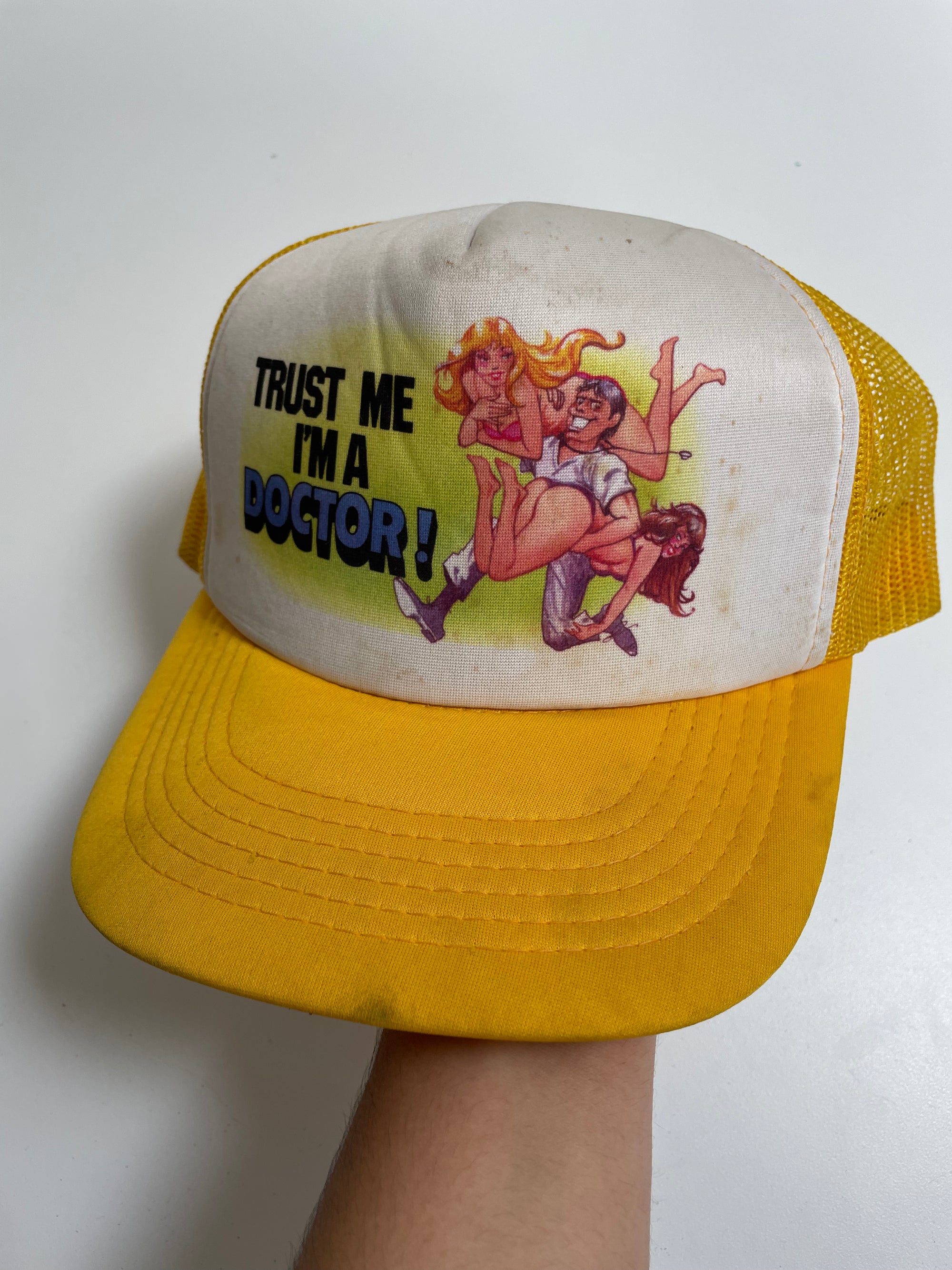 1980s “Trust Me I’m A Doctor!” Trucker Hat