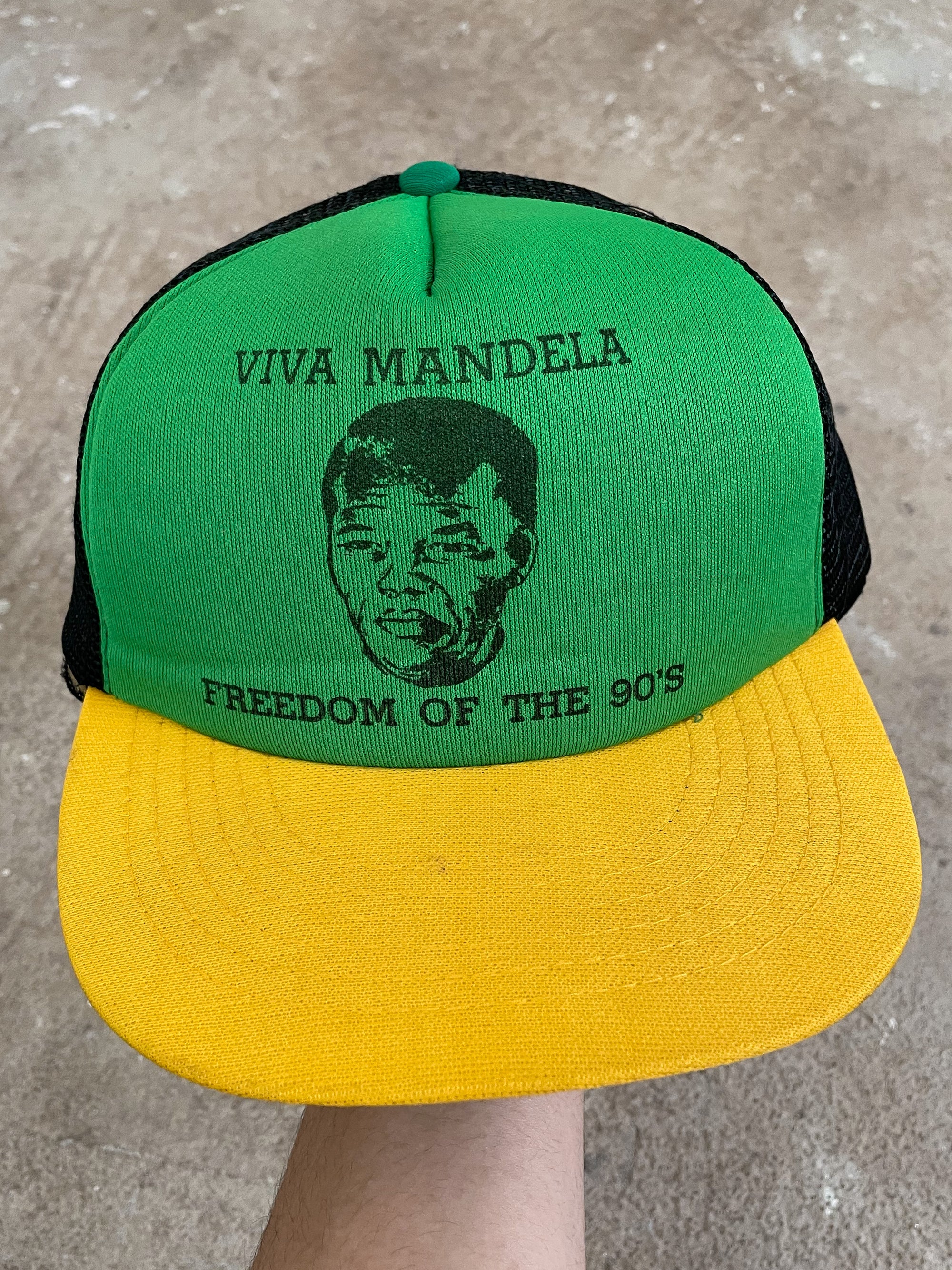 1990s “Viva Mandela” Trucker Hat