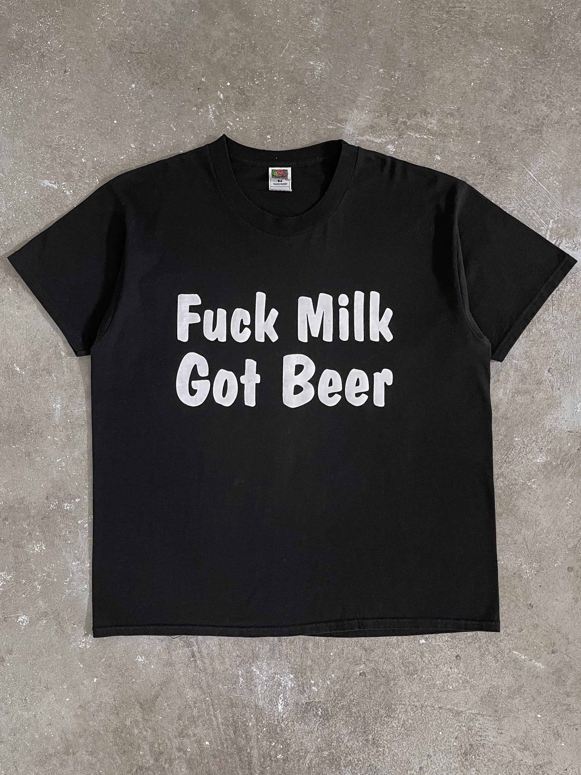 1990s “Fuck Milk Got Beer” Tee (XL)