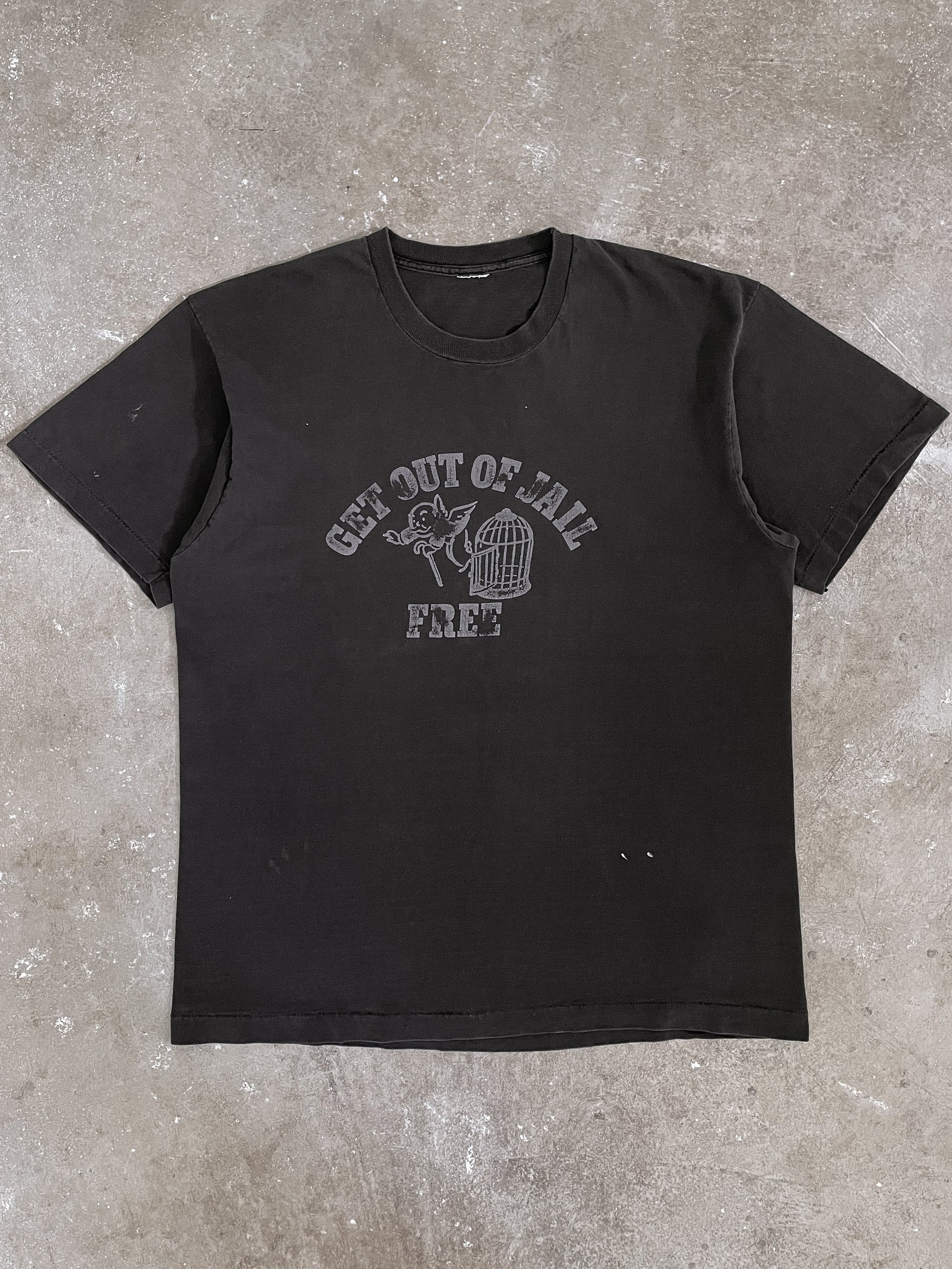 1990s “Get Out Of Jail Free” Single Stitched Tee (XL)