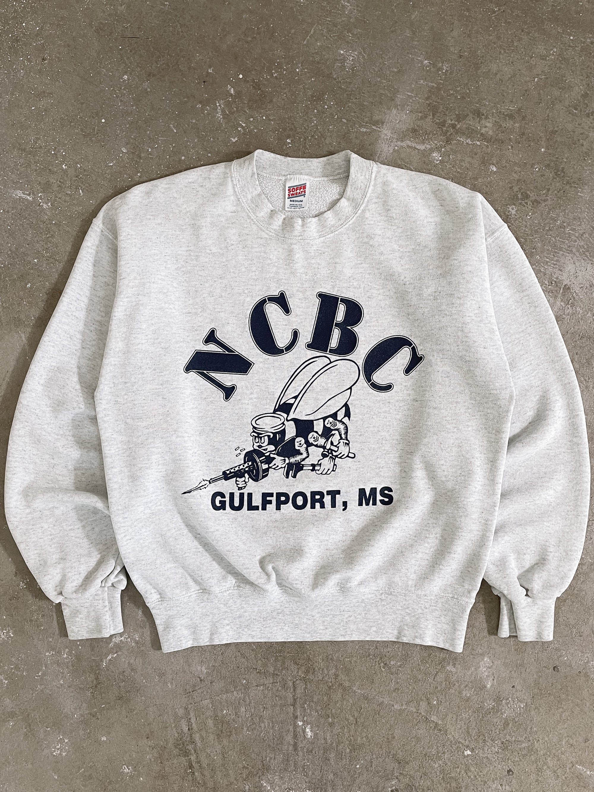 1990s “Gulfport Seabees” Sweatshirt (S/M)