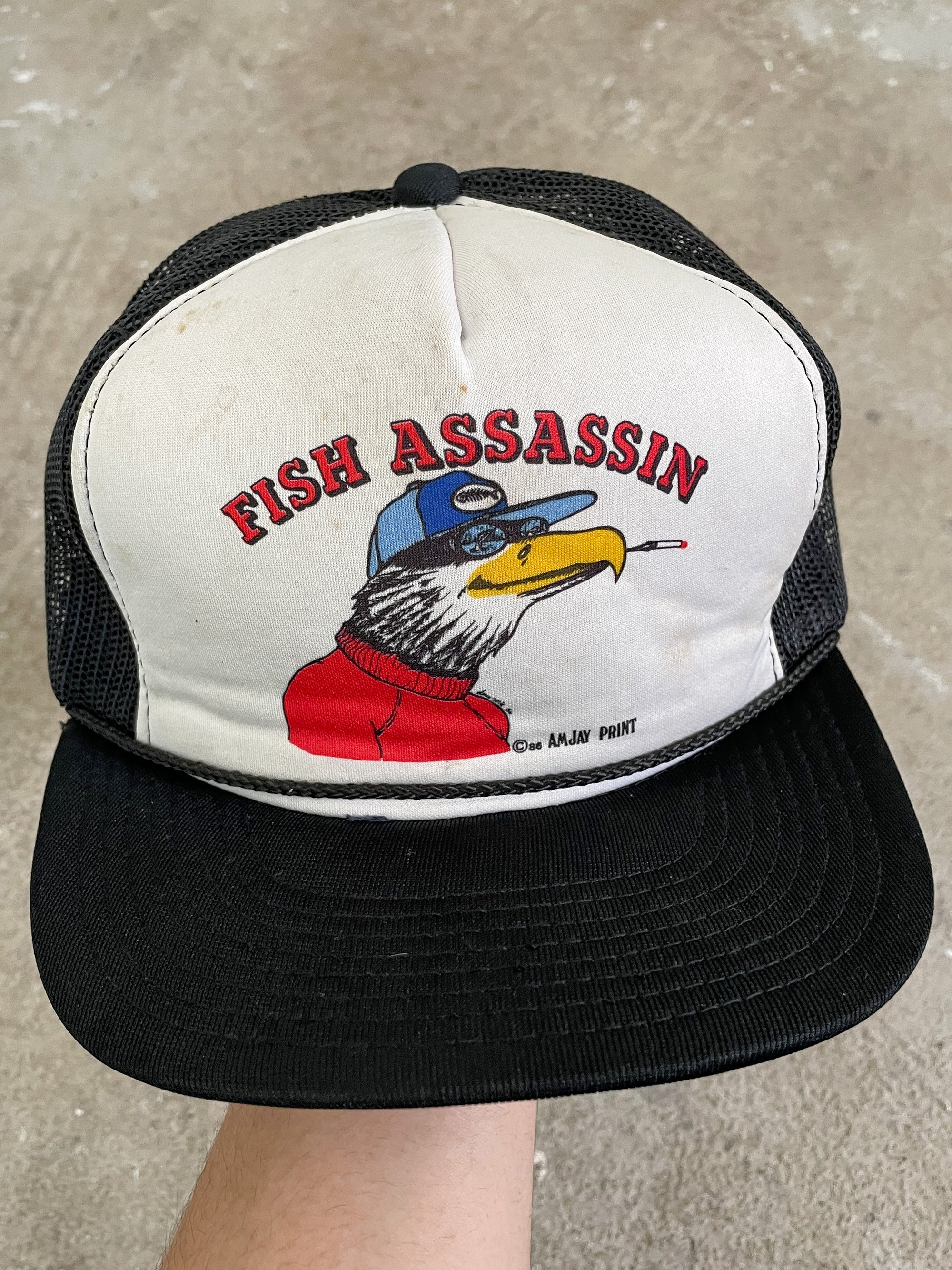 1980s “Fish Assassin” Trucker Hat