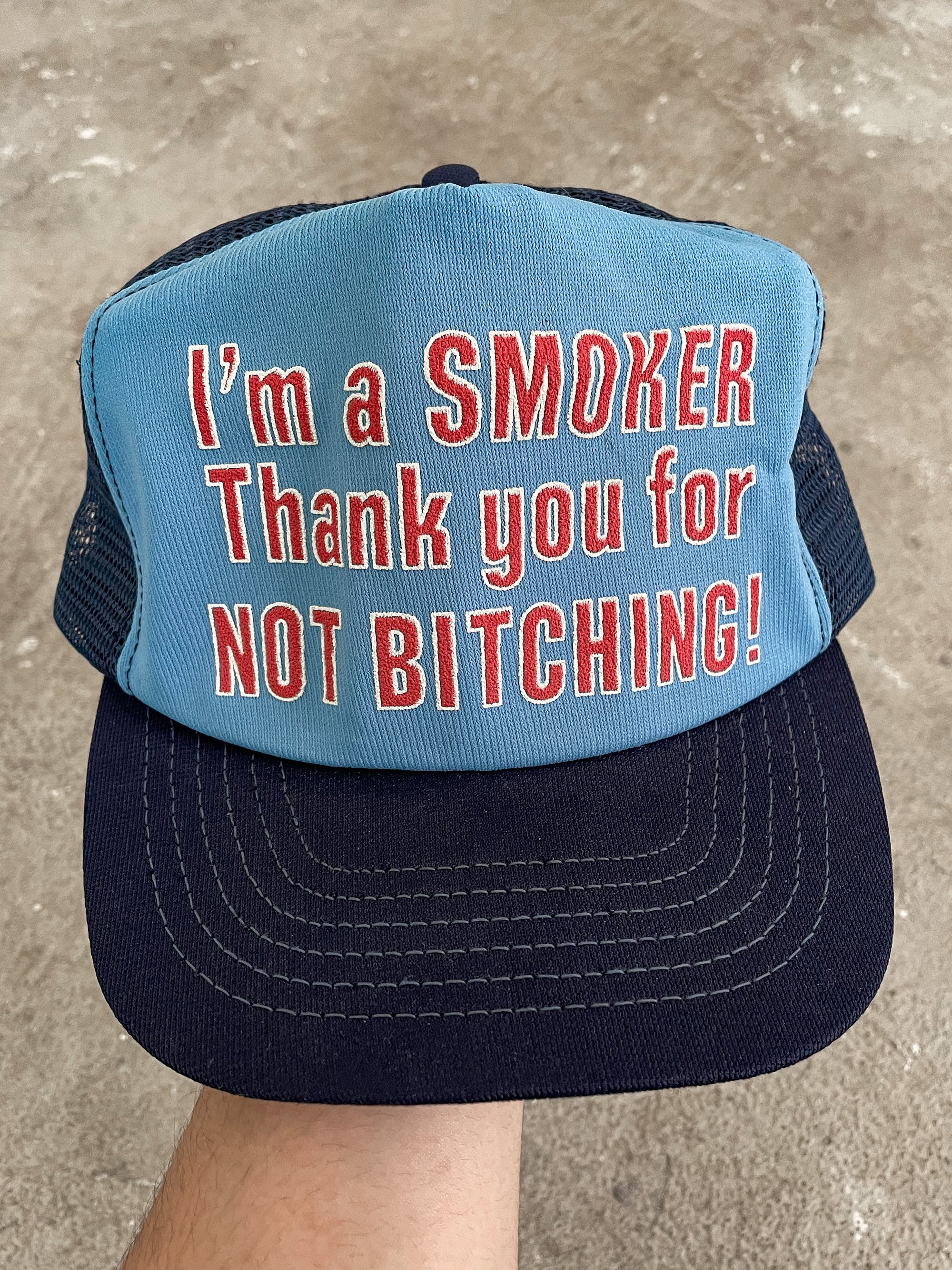 1980s “I’m A Smoker” Trucker Hat