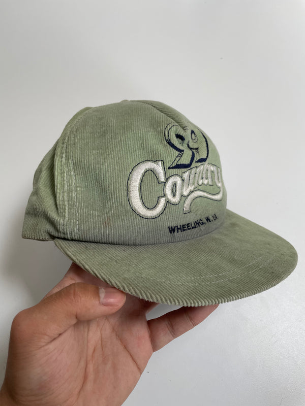 1980s “Country” Sun Faded Corduroy Trucker Hat