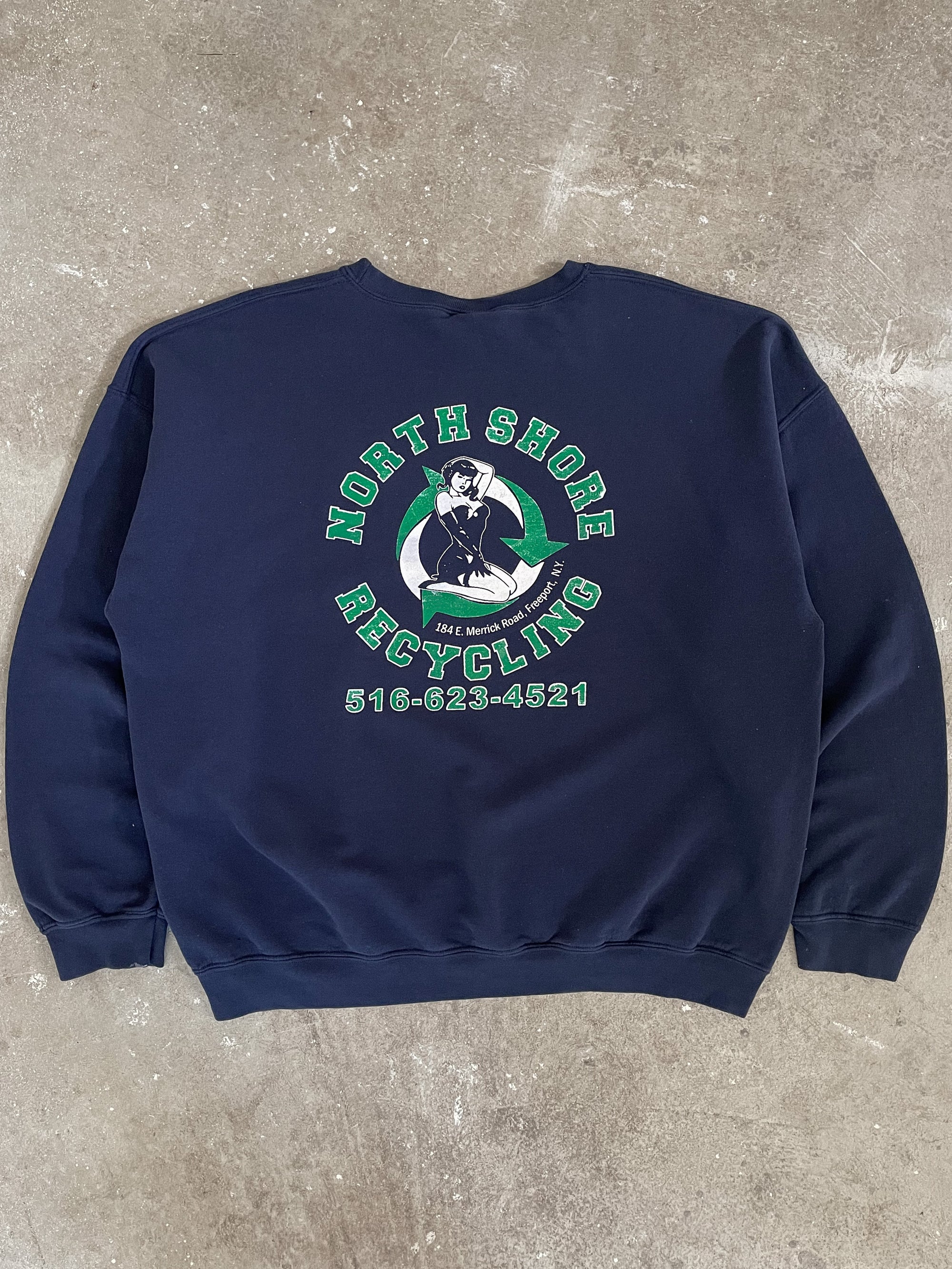 2000s “North Shore Recycling” Sweatshirt (XL)