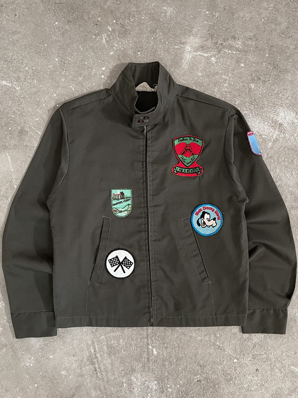 1960s Souvenir Patch Olive Jacket (S)