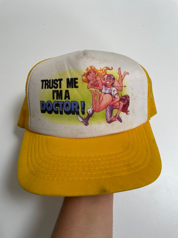 1980s “Trust Me I’m A Doctor!” Trucker Hat