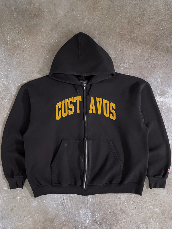 2000s Champion “Gustavus” Zip Up Hoodie (XXL)