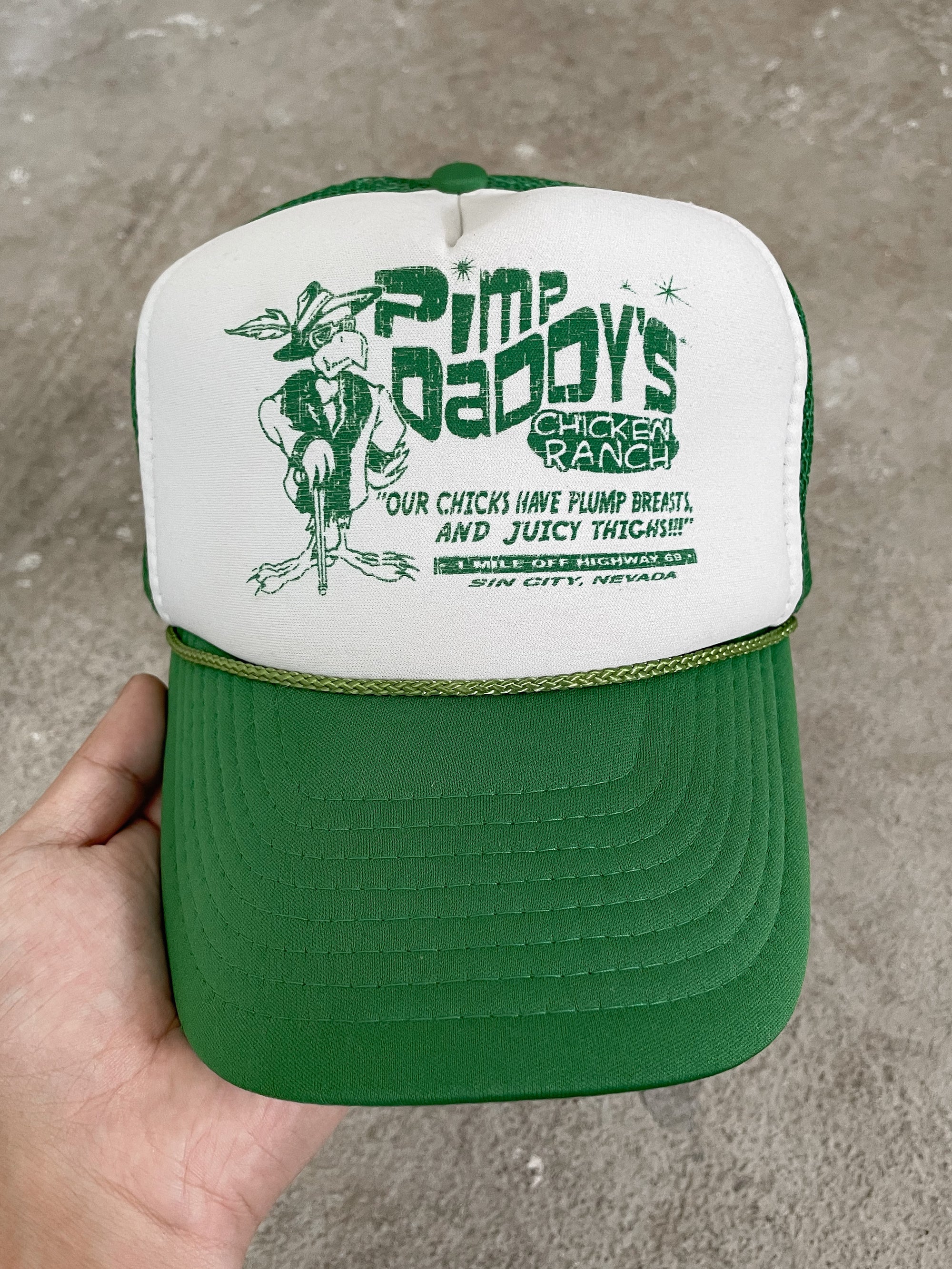 1990s “Pimp Daddy’s Chicken Ranch” Trucker Hat