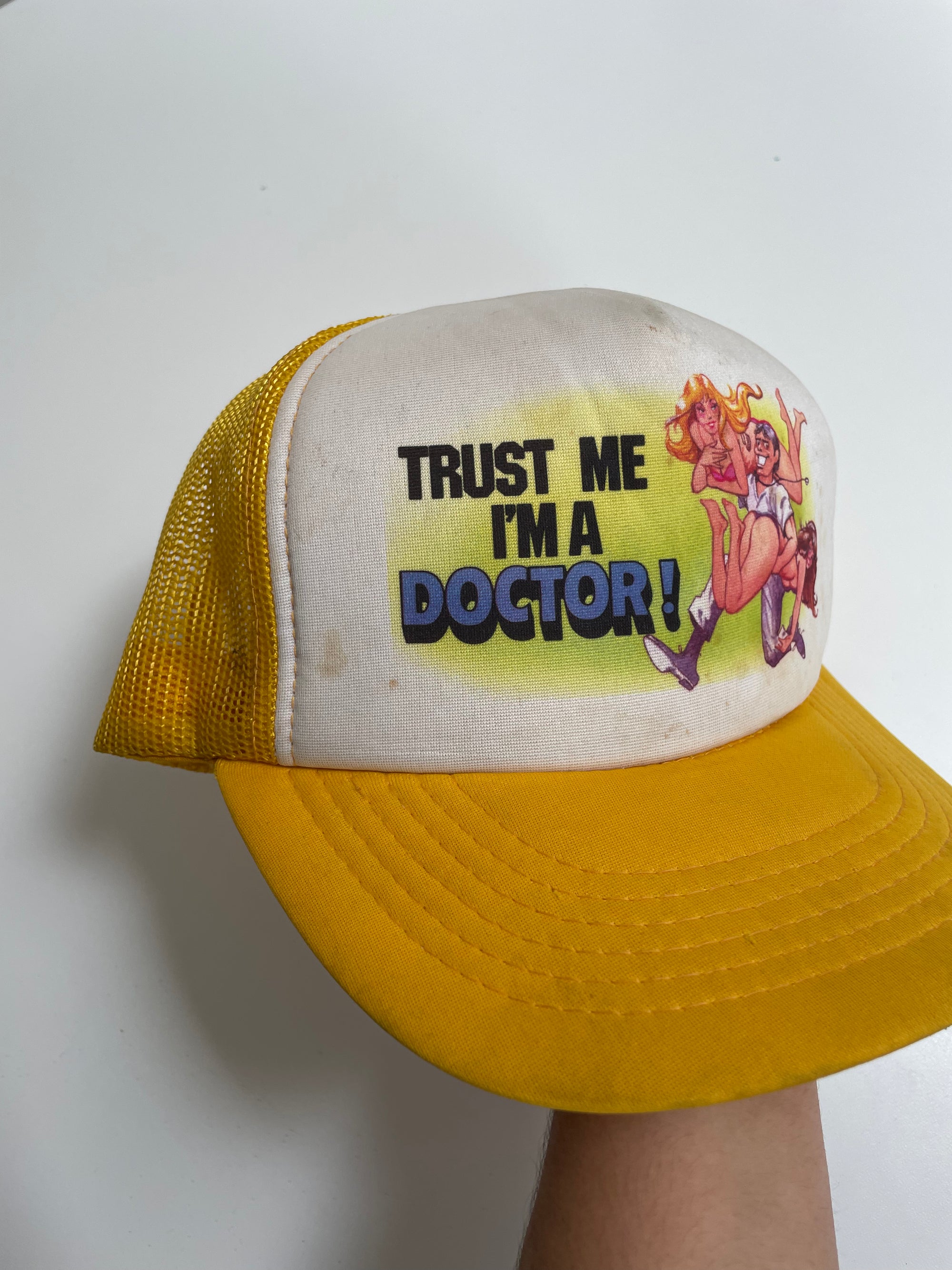 1980s “Trust Me I’m A Doctor!” Trucker Hat