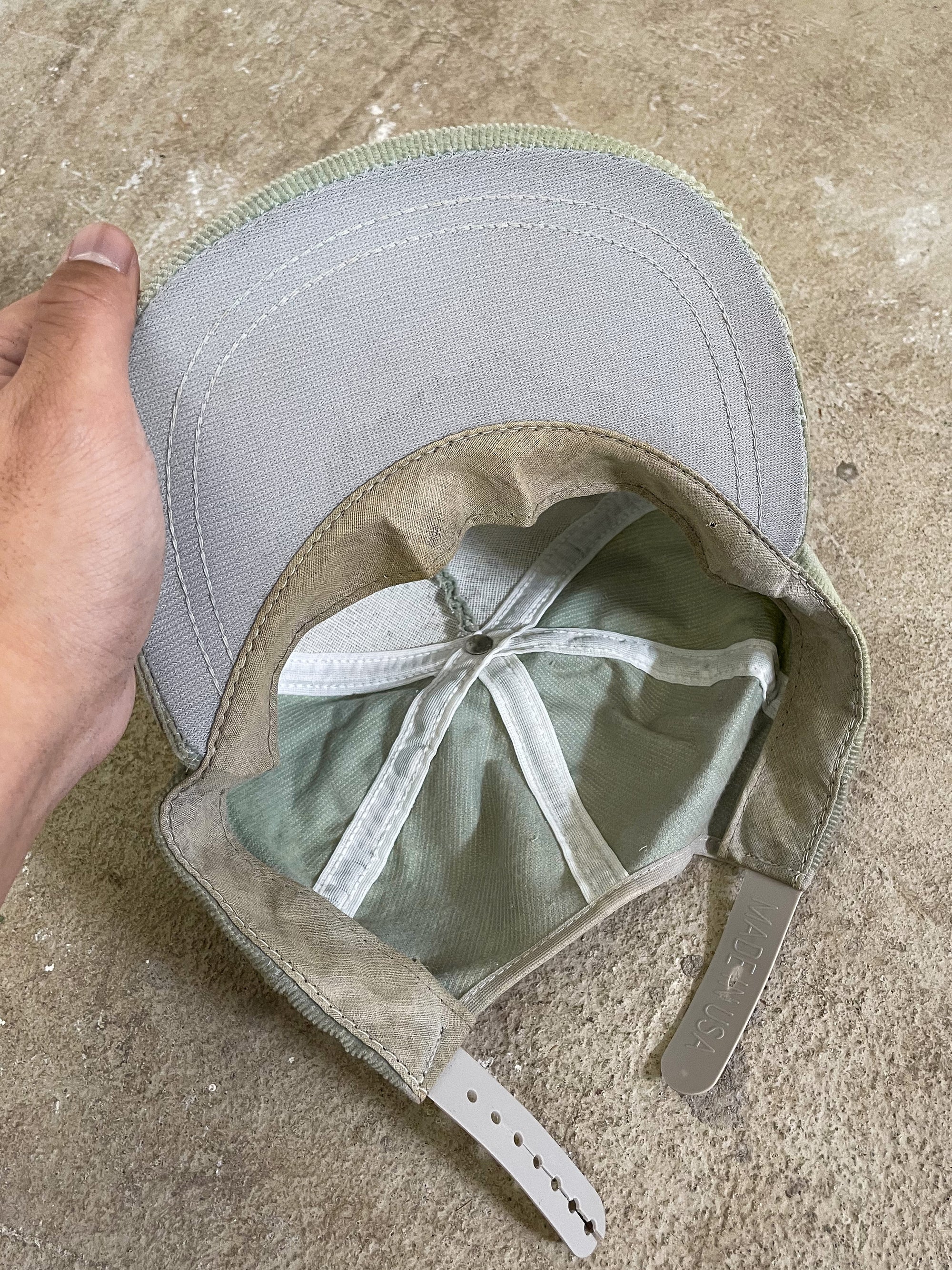 1980s “Country” Sun Faded Corduroy Trucker Hat