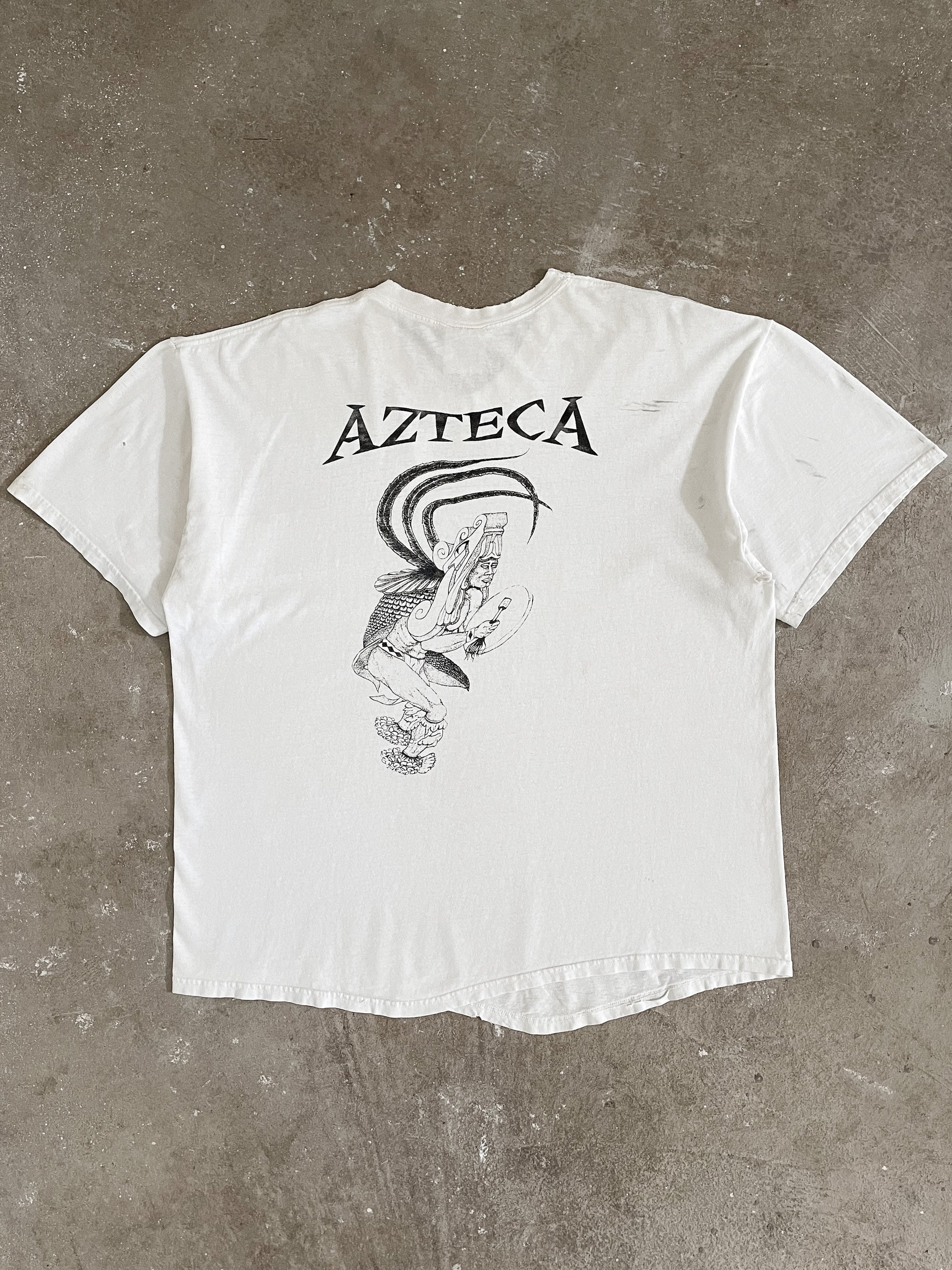 1990s “Azteca” Distressed Tee (XL)
