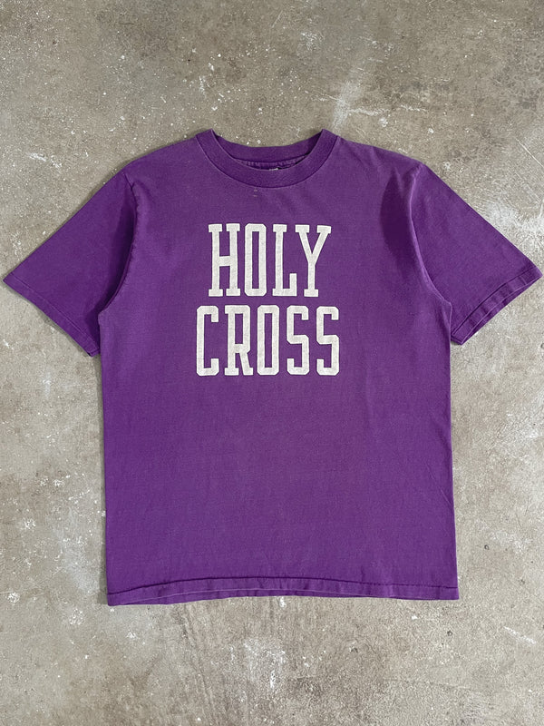 1980s Champion “Holy Cross” Single Stitched Tee (M/L)