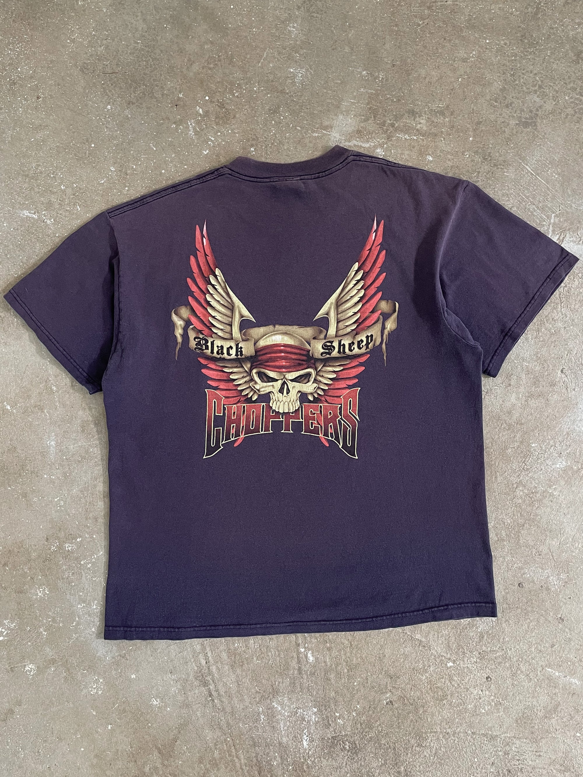 2000s “BSC Choppers” Sun Faded Tee (L)