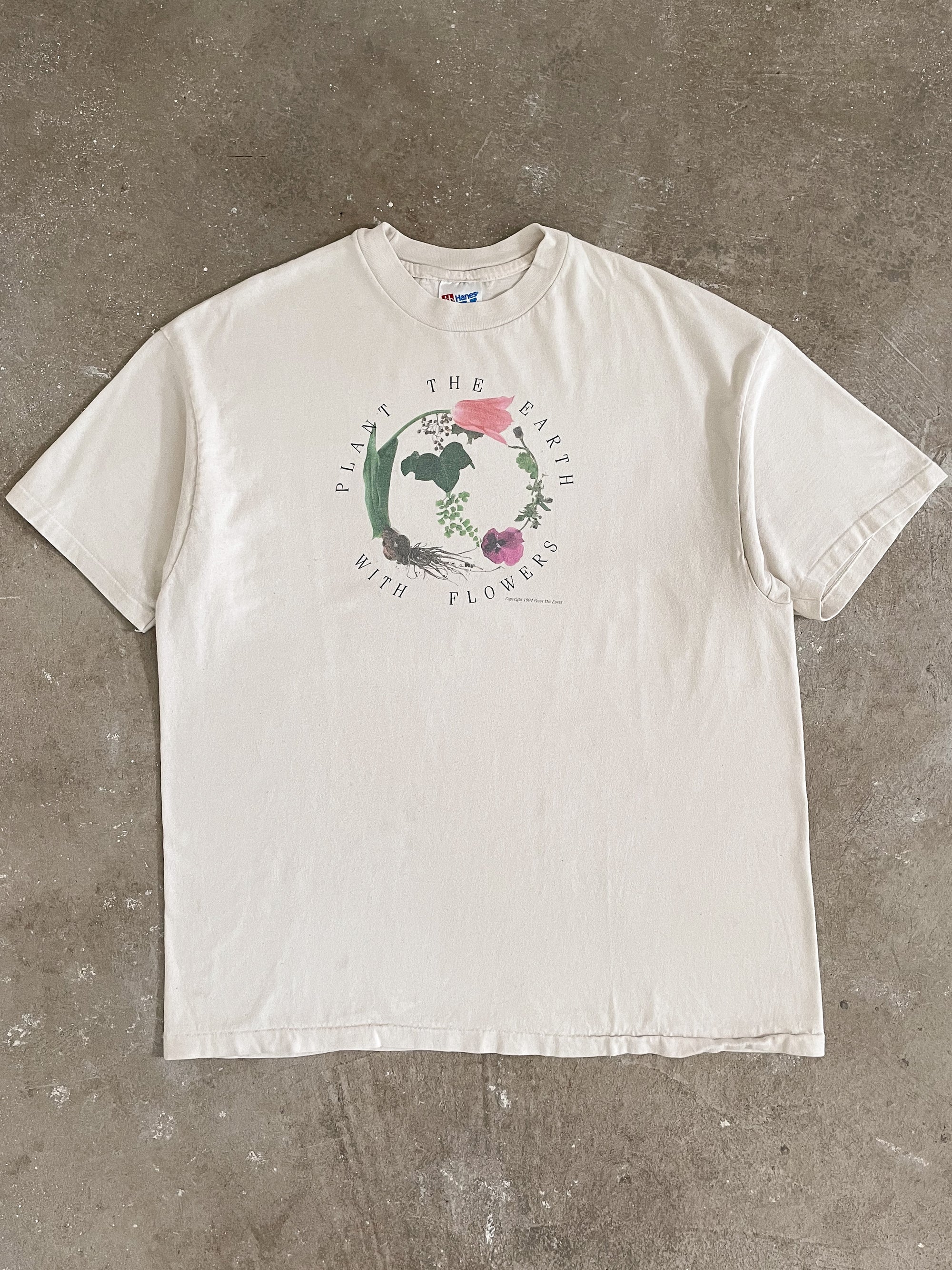 1990s “Plant The Earth With Flowers” Tee (XL)