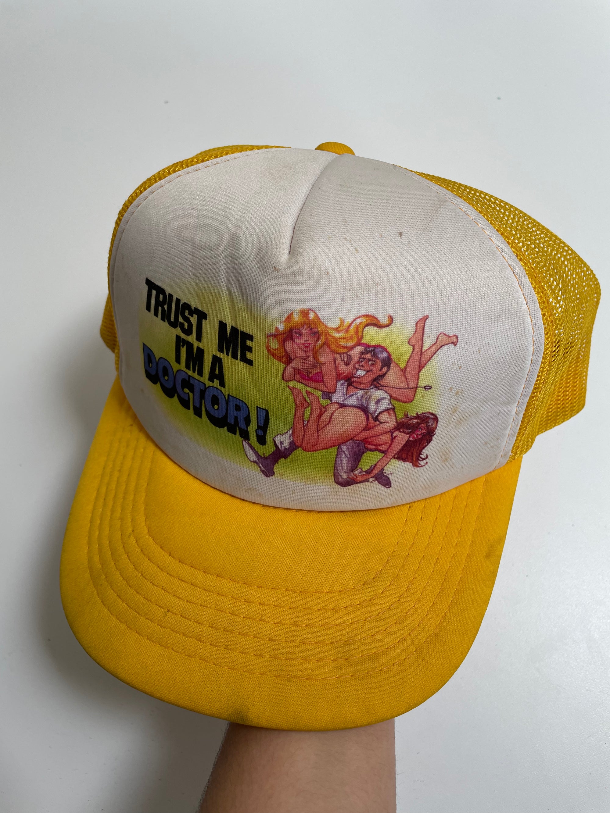 1980s “Trust Me I’m A Doctor!” Trucker Hat