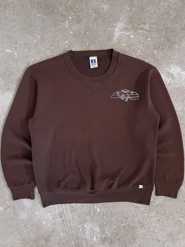 1990s Russell “The Office” Brown Sweatshirt (M)