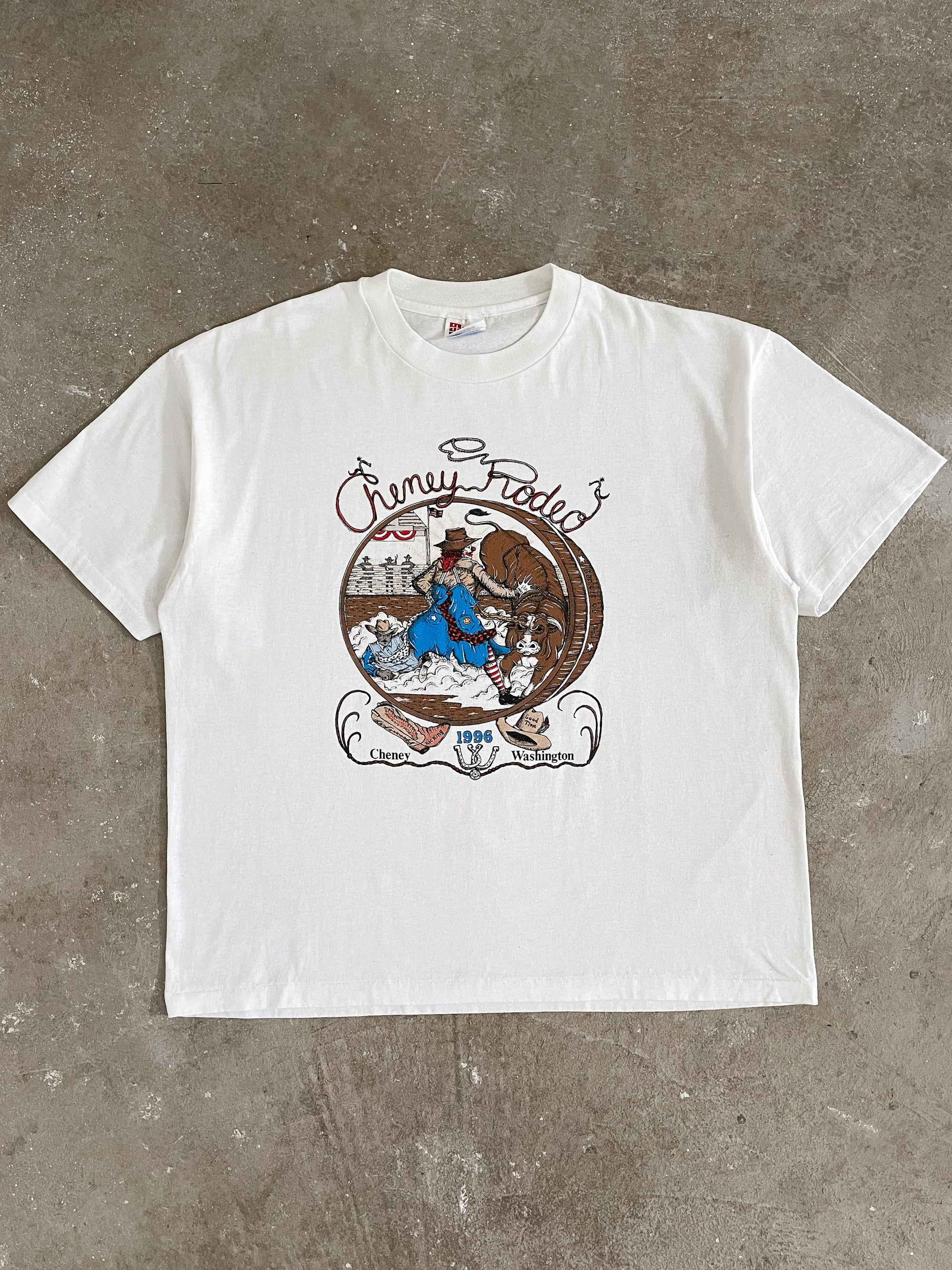 1990s “Cheney Rodeo” Single Stitched Tee (XL)