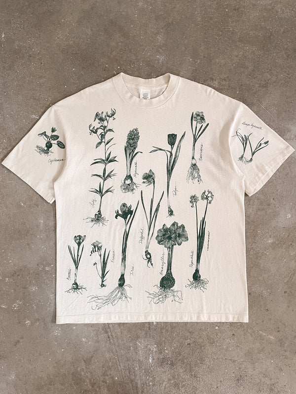 1990s “Flower Bulbs” Single Stitched Tee (XL)