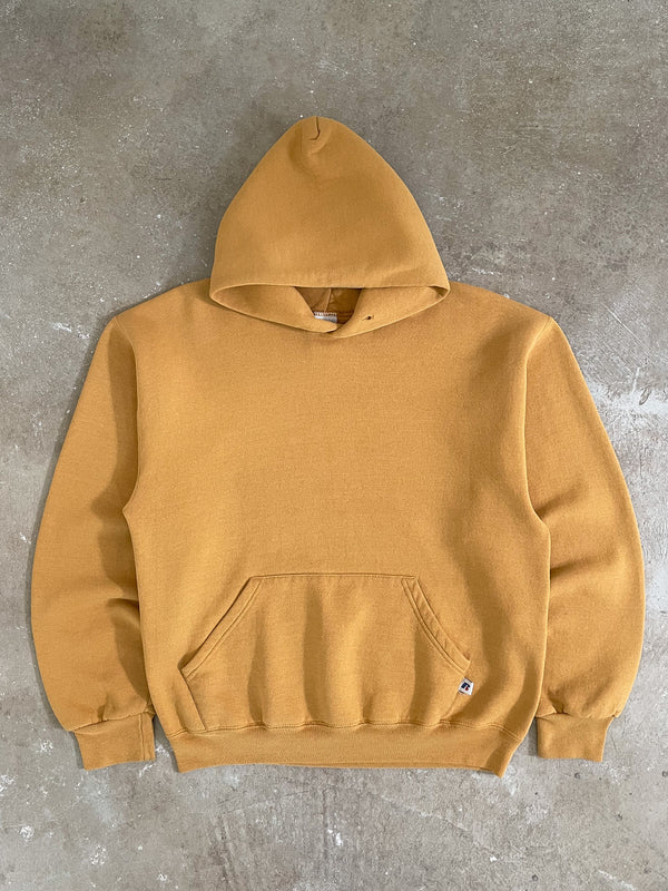 2000s Russell Yellow Blank Hoodie (M)