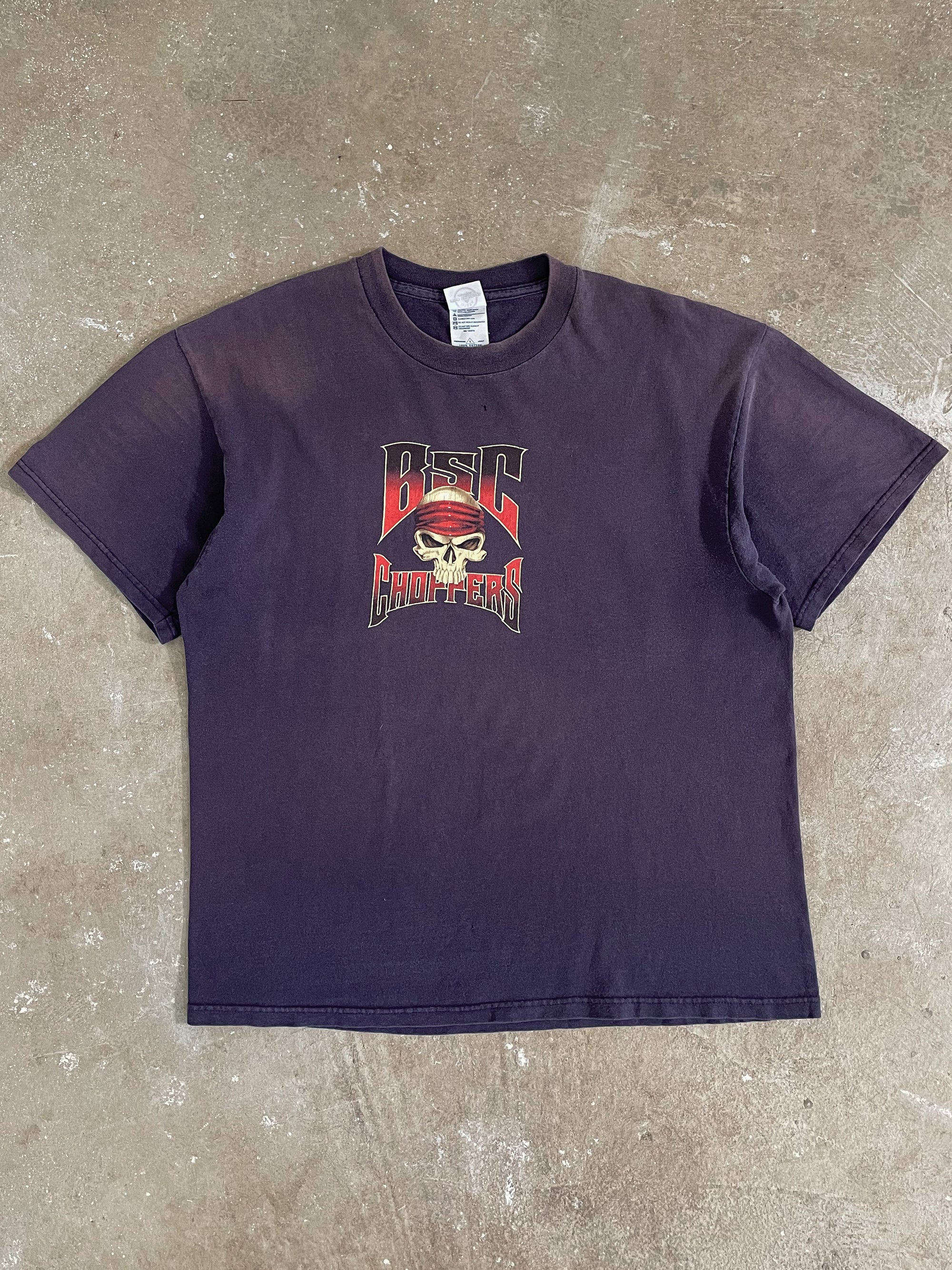 2000s “BSC Choppers” Sun Faded Tee (L)