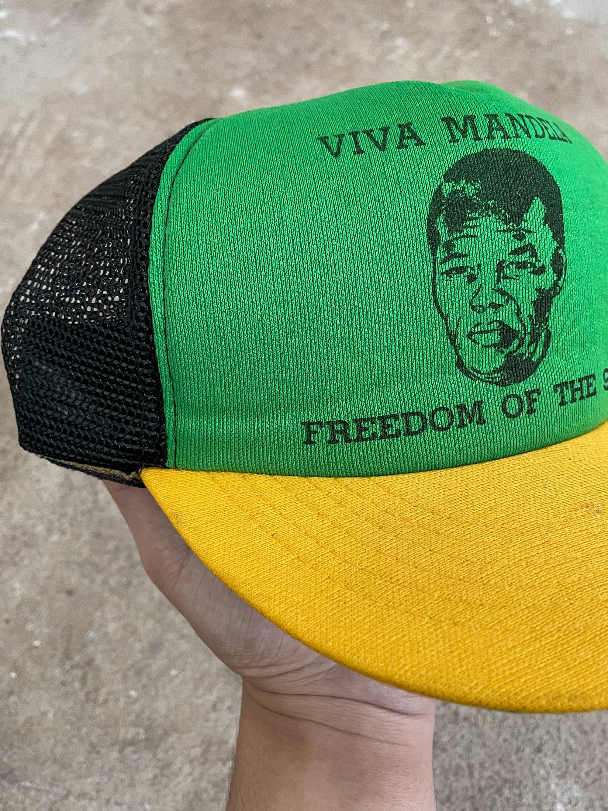 1990s “Viva Mandela” Trucker Hat