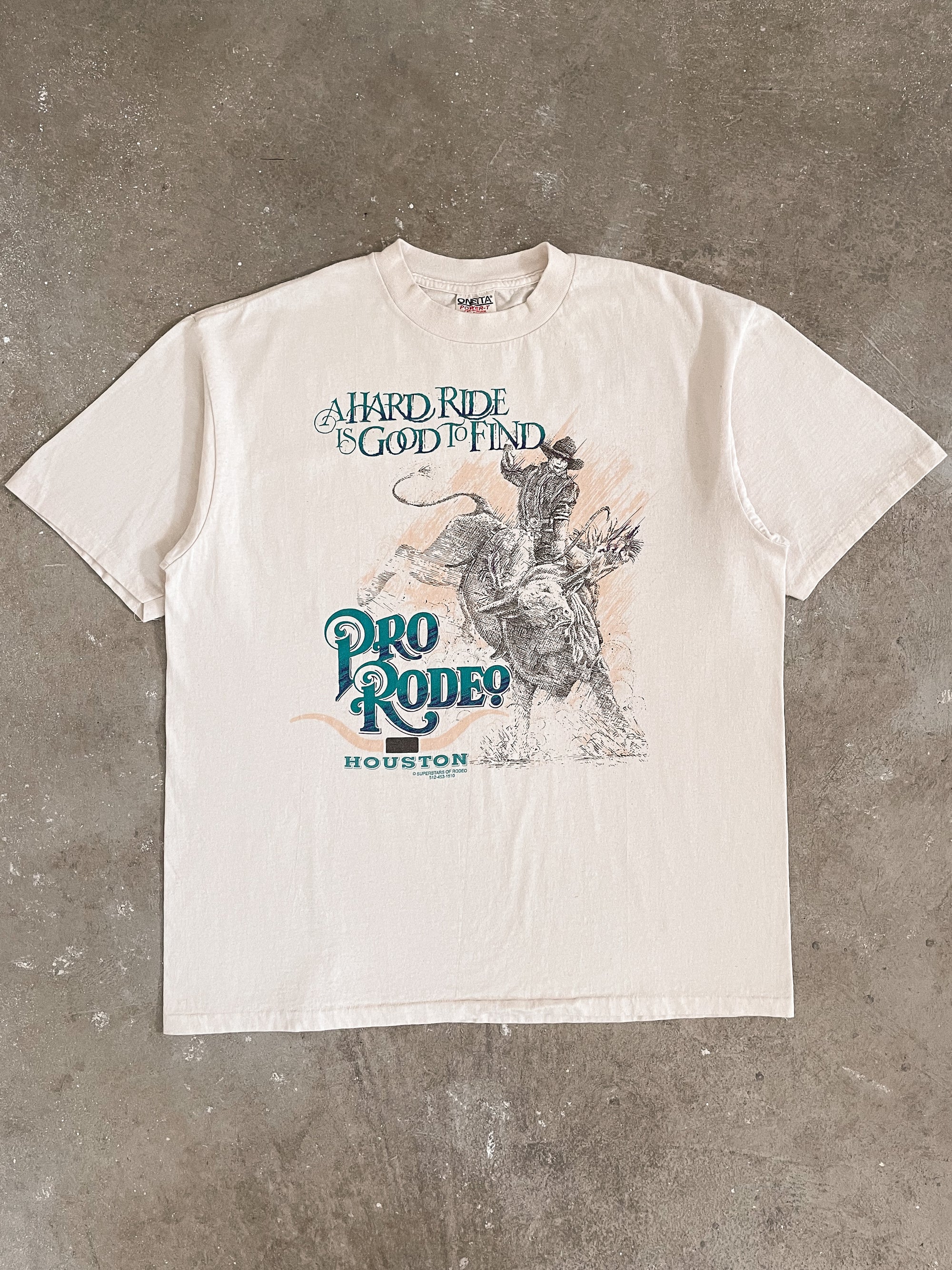 1990s “A Hard Ride Is Good To Find” Tee (XL)