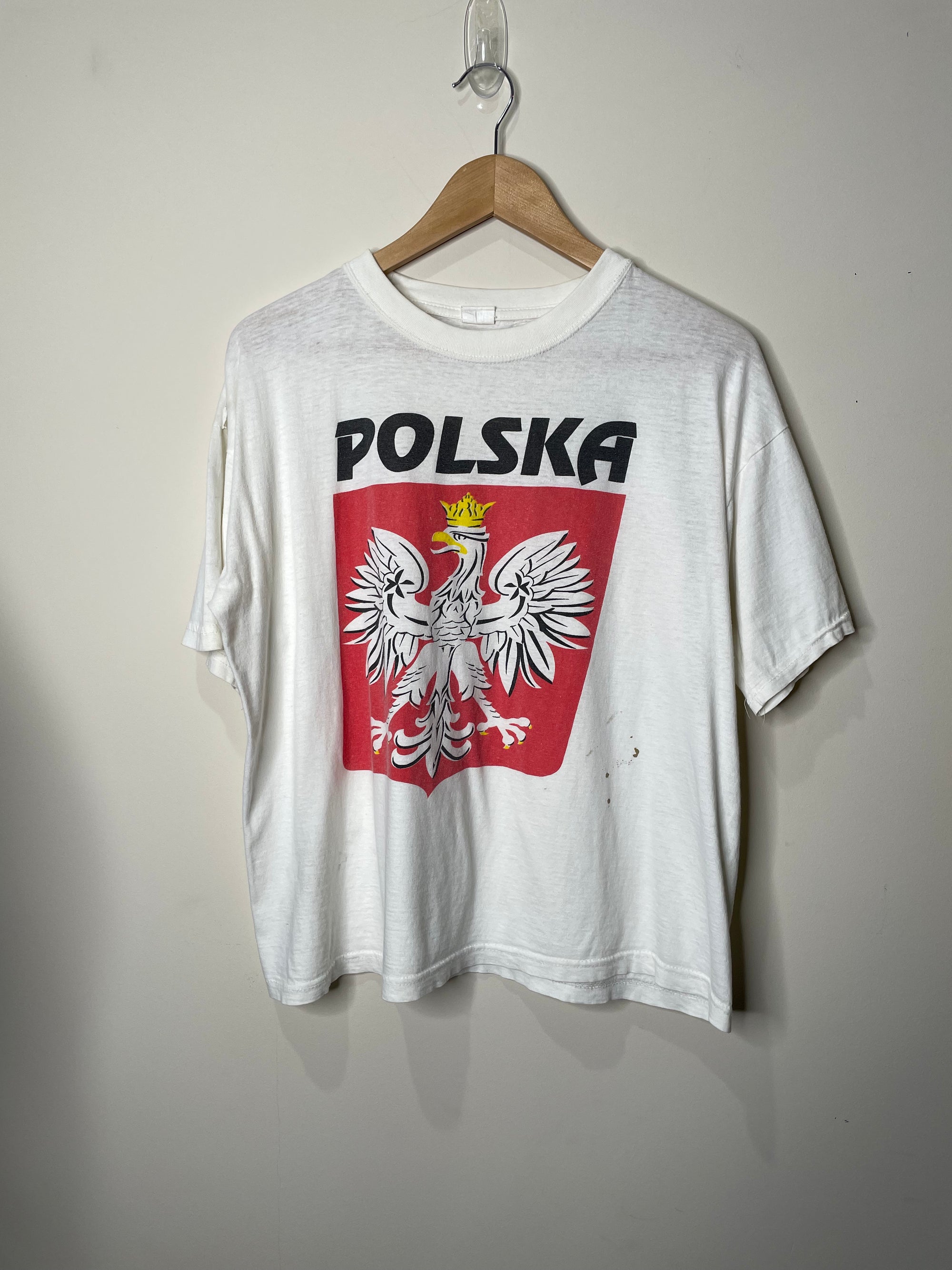 1980s “Polska” Boxy Tourist Tee (M)