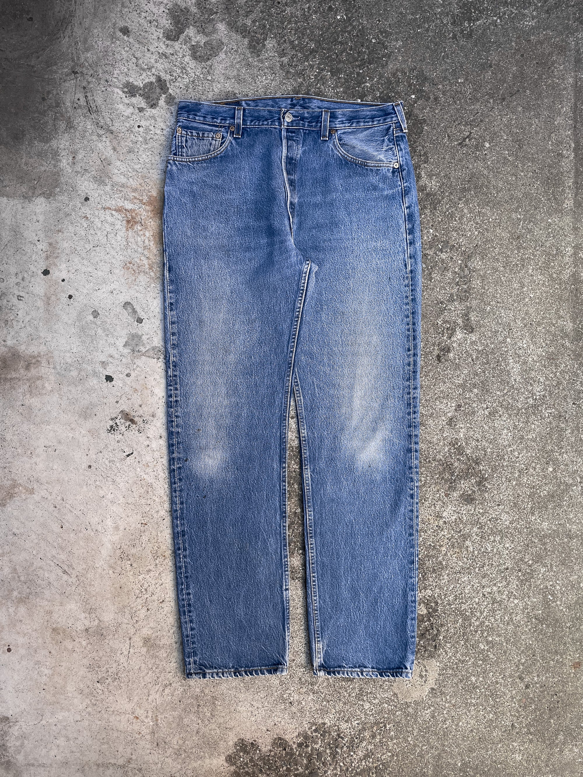 1990s Levi’s Worn In Blue 501 (34X33)