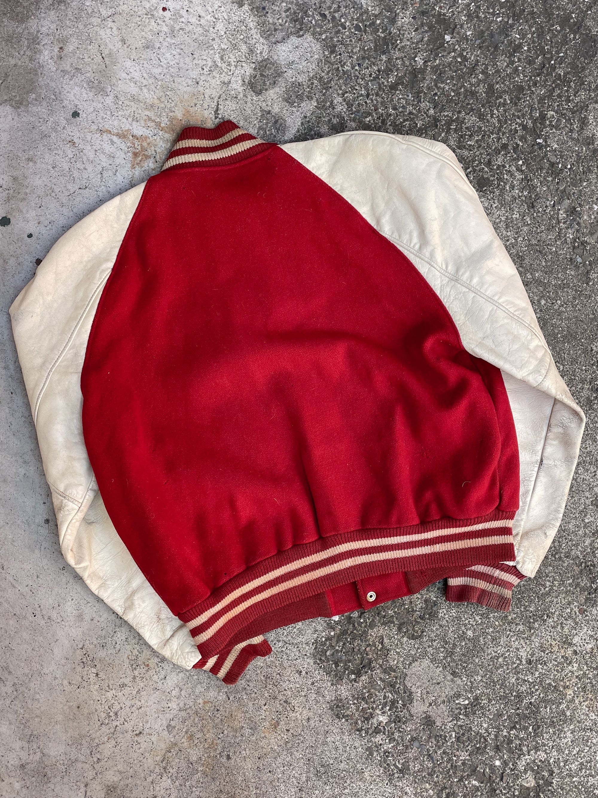 1960s “E” Red Varsity Jacket