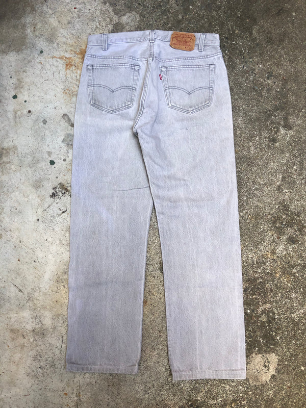 1990s Levis Warm Grey 501 (32X28)