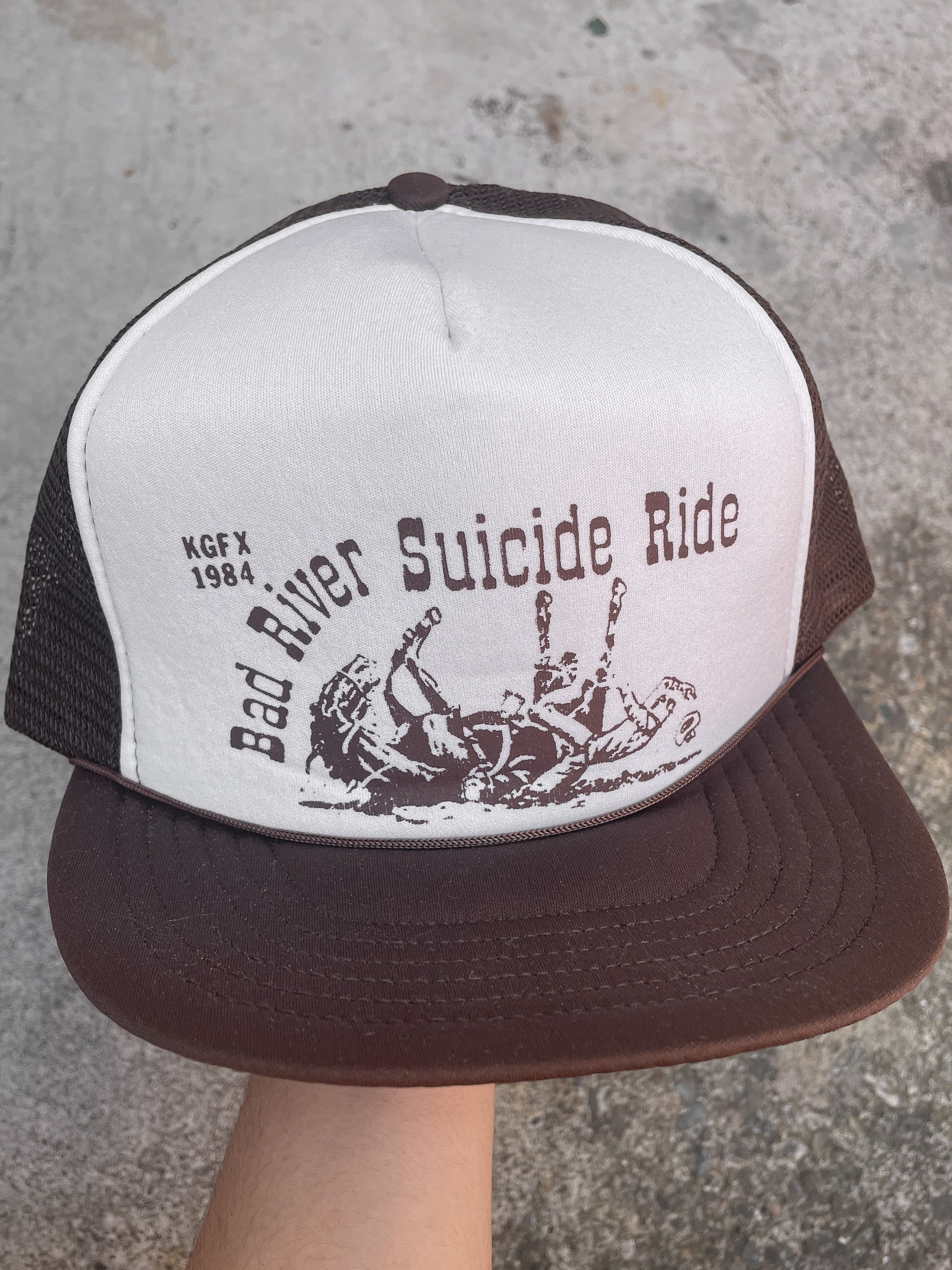 1990s “Bad River Suicide Ride” Trucker Hat