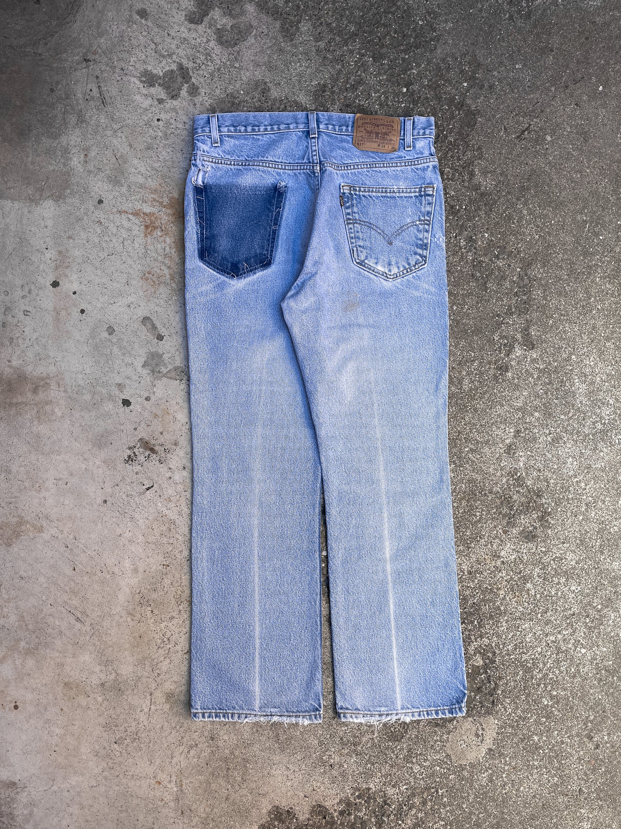 Vintage Levi’s Faded Blue 517 Removed Pocket (32X29)